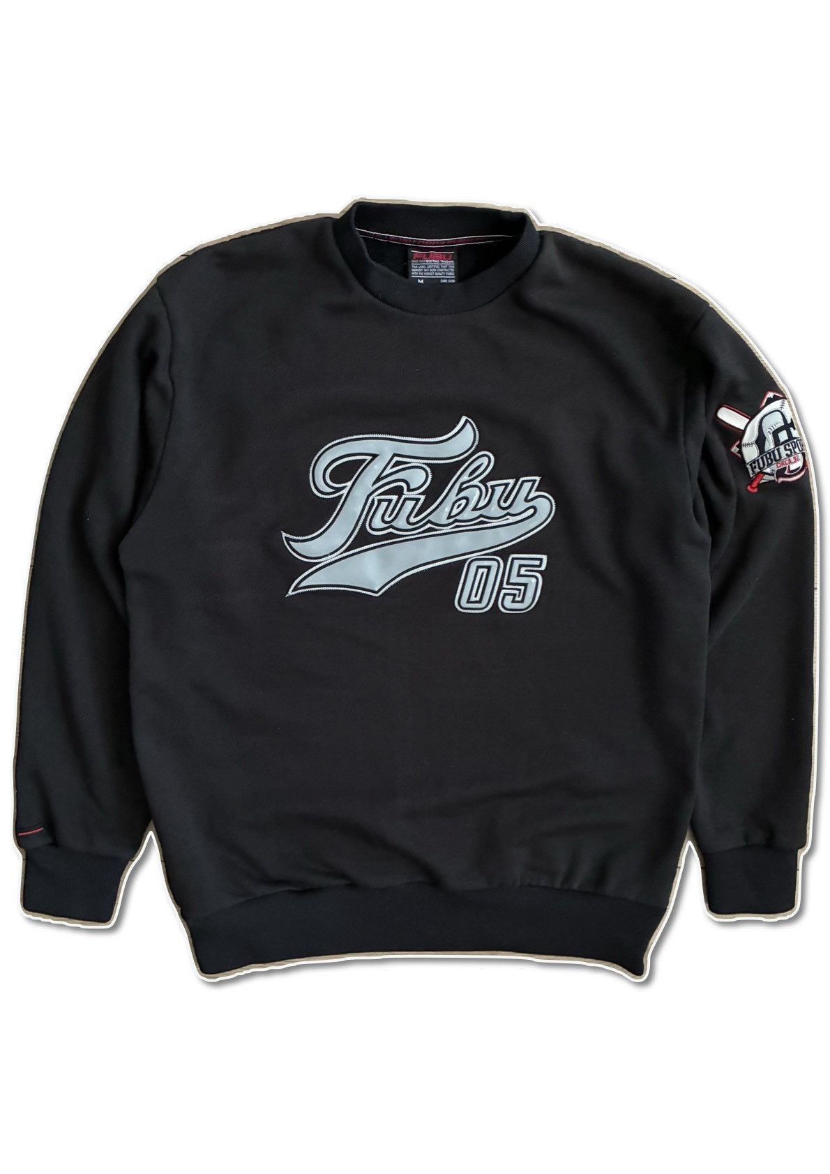 Fubu FUBU crewneck OG usa Vintage 90s rap baggy skate y2k Size US M / EU 48-50 / 2 - 1 Thumbnail