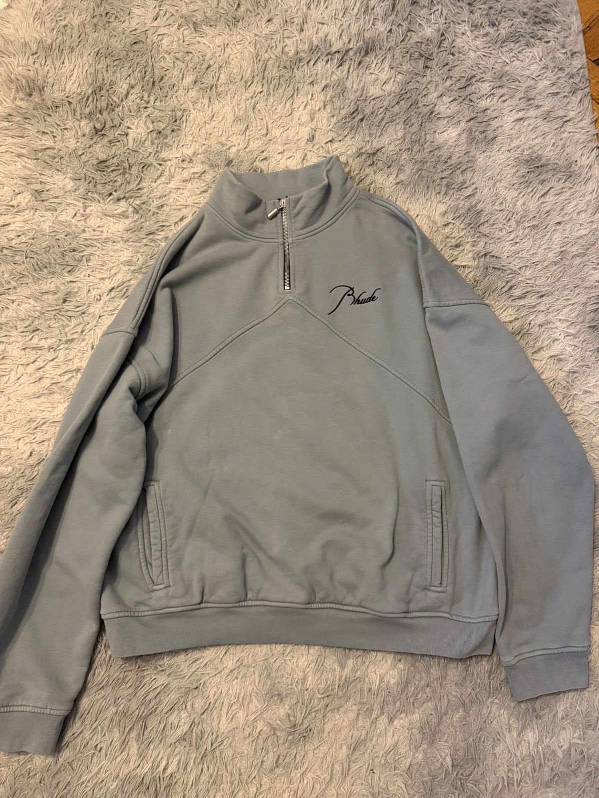 Rhude signature embroidered hoodie Size US XXL / EU 58 / 5 - 1 Thumbnail