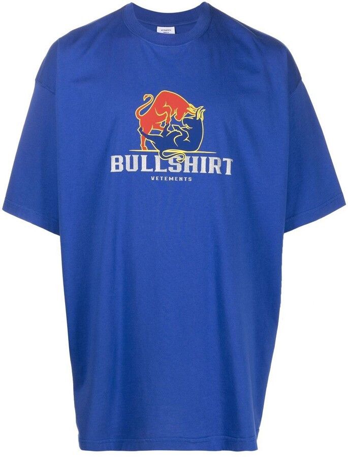 Vetements o1y0924 T-Shirt in Blue Size US XS / EU 42 / 0 - 1 Thumbnail