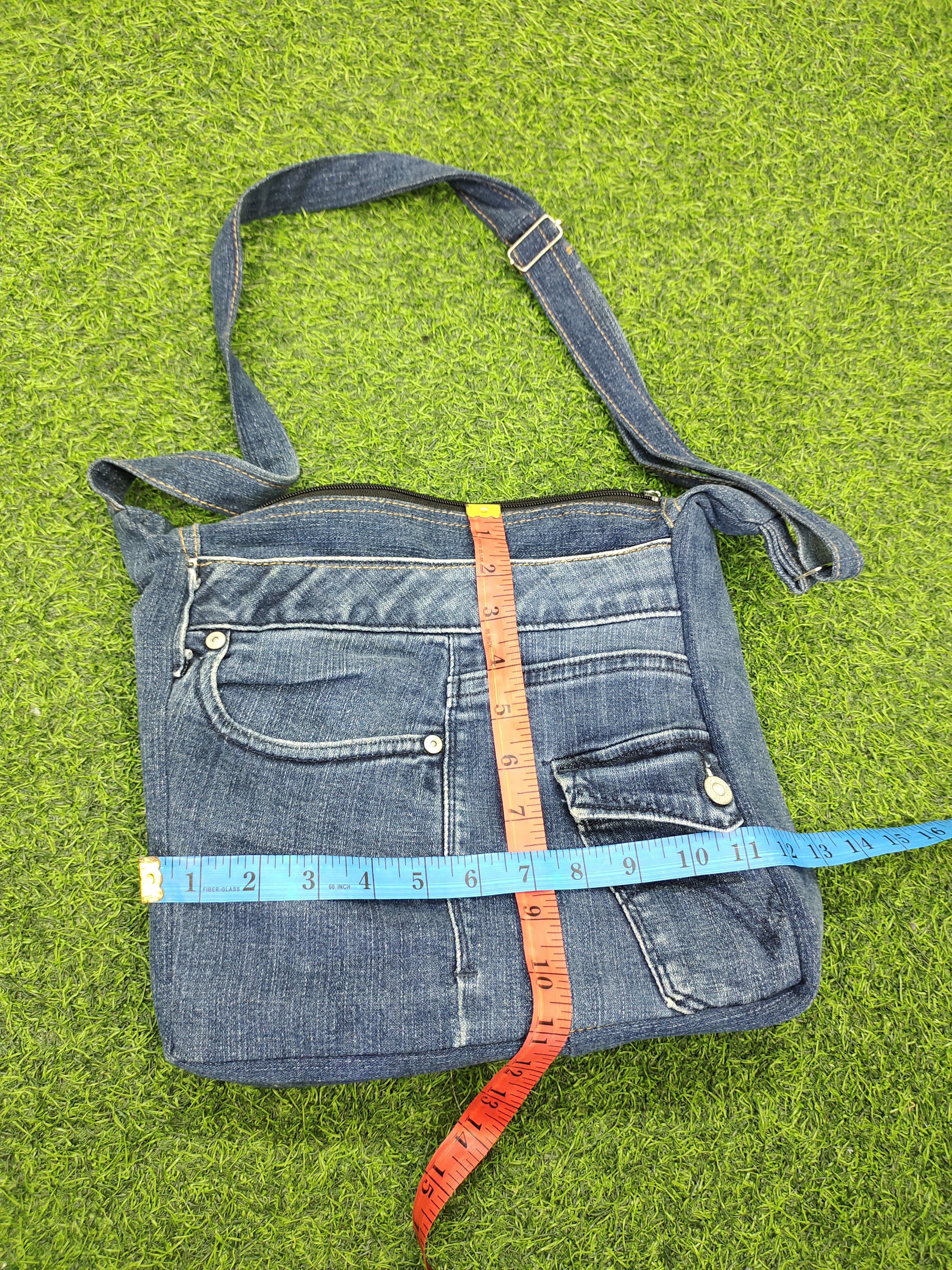 If Six Was Nine Vintage Levis Custom Crossbody Sling Denim Bag Size ONE SIZE - 15 Thumbnail