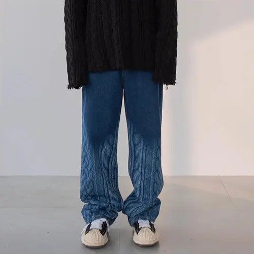 VIBE Embroidered Blue Denim Jeans Size US 28 / EU 44 - 1 Thumbnail