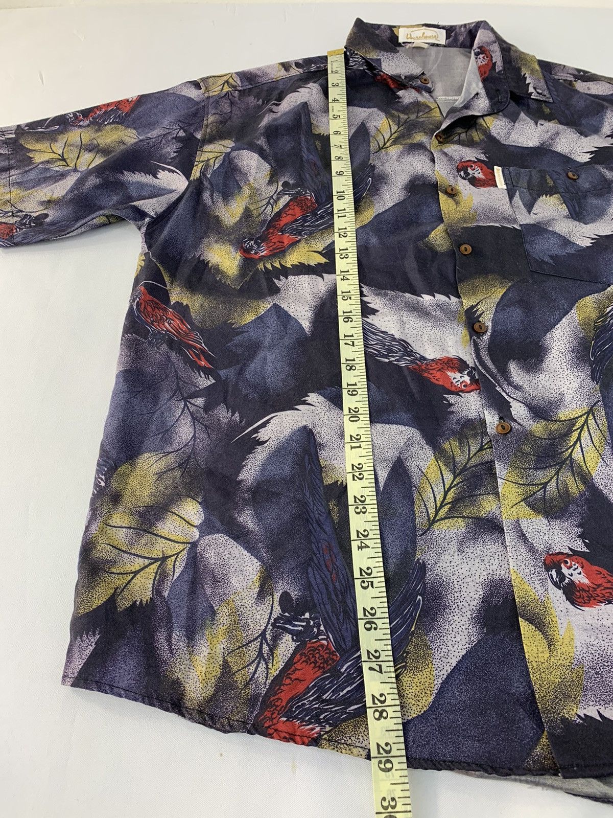 Japanese Brand 90s Warehouse Hawaii Button Up Shirt Parrot Bird Design Size US XL / EU 56 / 4 - 11 Thumbnail