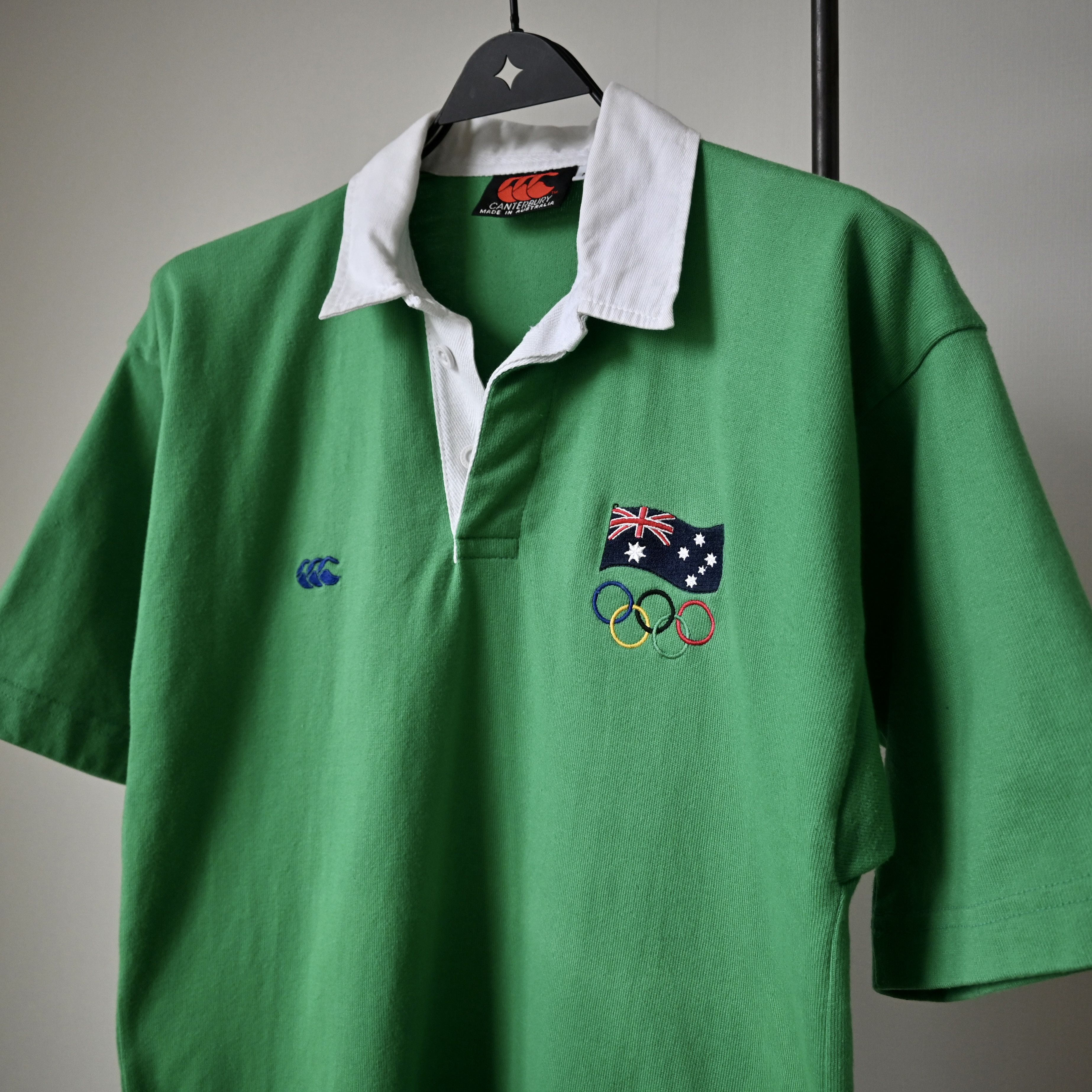 Canterbury of New Zealand Vintage 2000 Canterbury Sydney Olympic rugby shirt Size US M / EU 48-50 / 2 - 5 Thumbnail