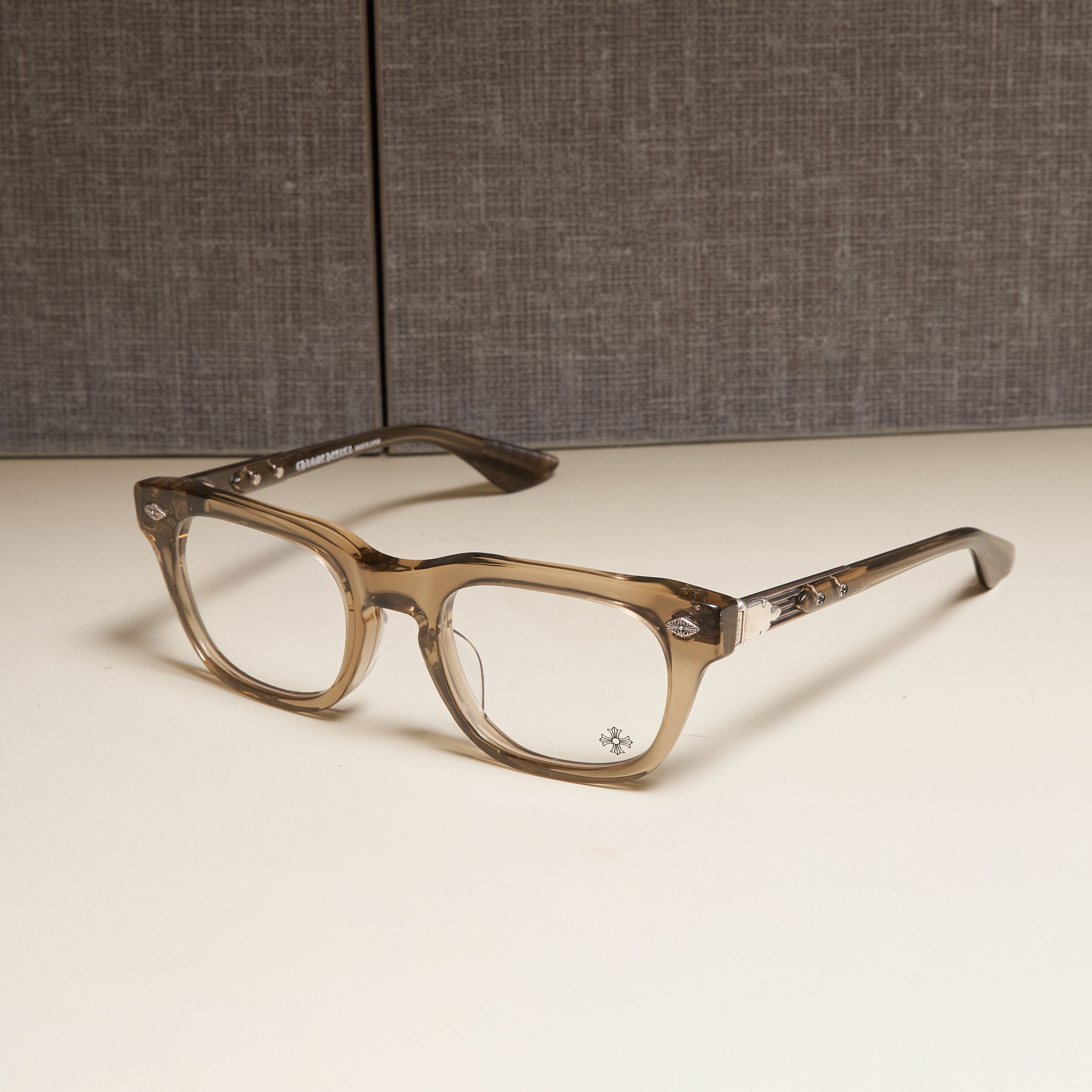Chrome Hearts Baggins Glasses in Olive