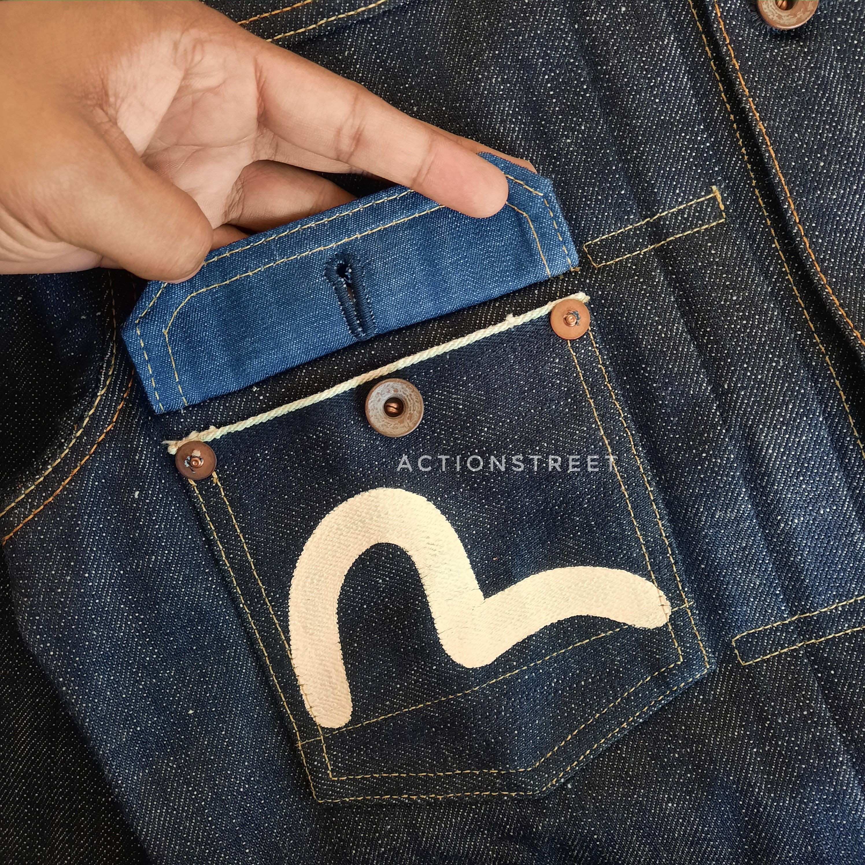 Evisu ⚙️ Evisu special No 1 indigo 15.5oz type 2 denim jacket Size US L / EU 52-54 / 3 - 6 Thumbnail