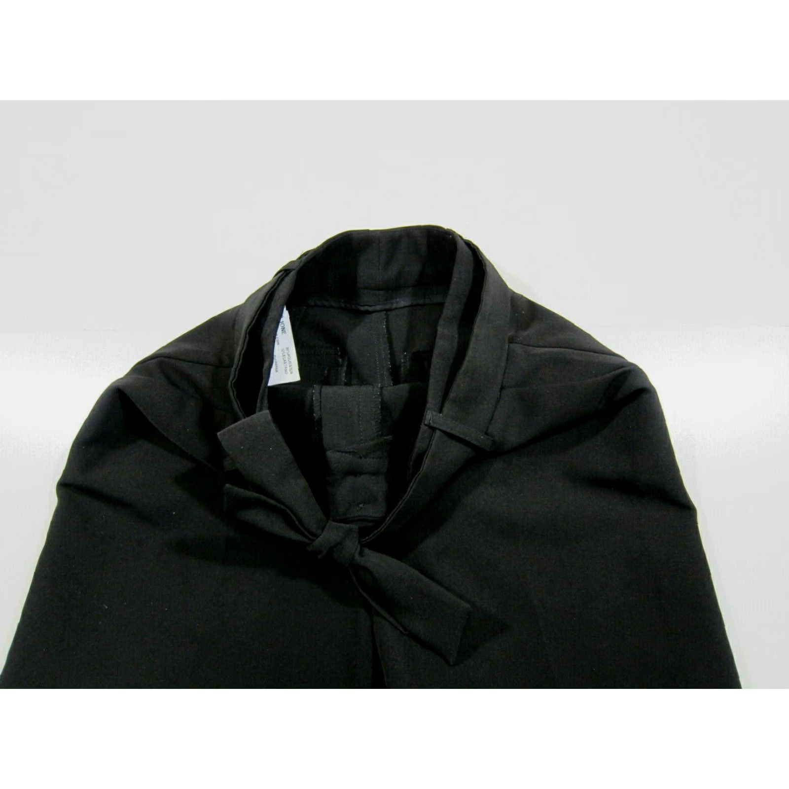Vintage SHOP 1ONE Black Stretch High Rise Waist Classic Pocket Pleat Short Women Small Size 42" / US 20 - 5 Thumbnail