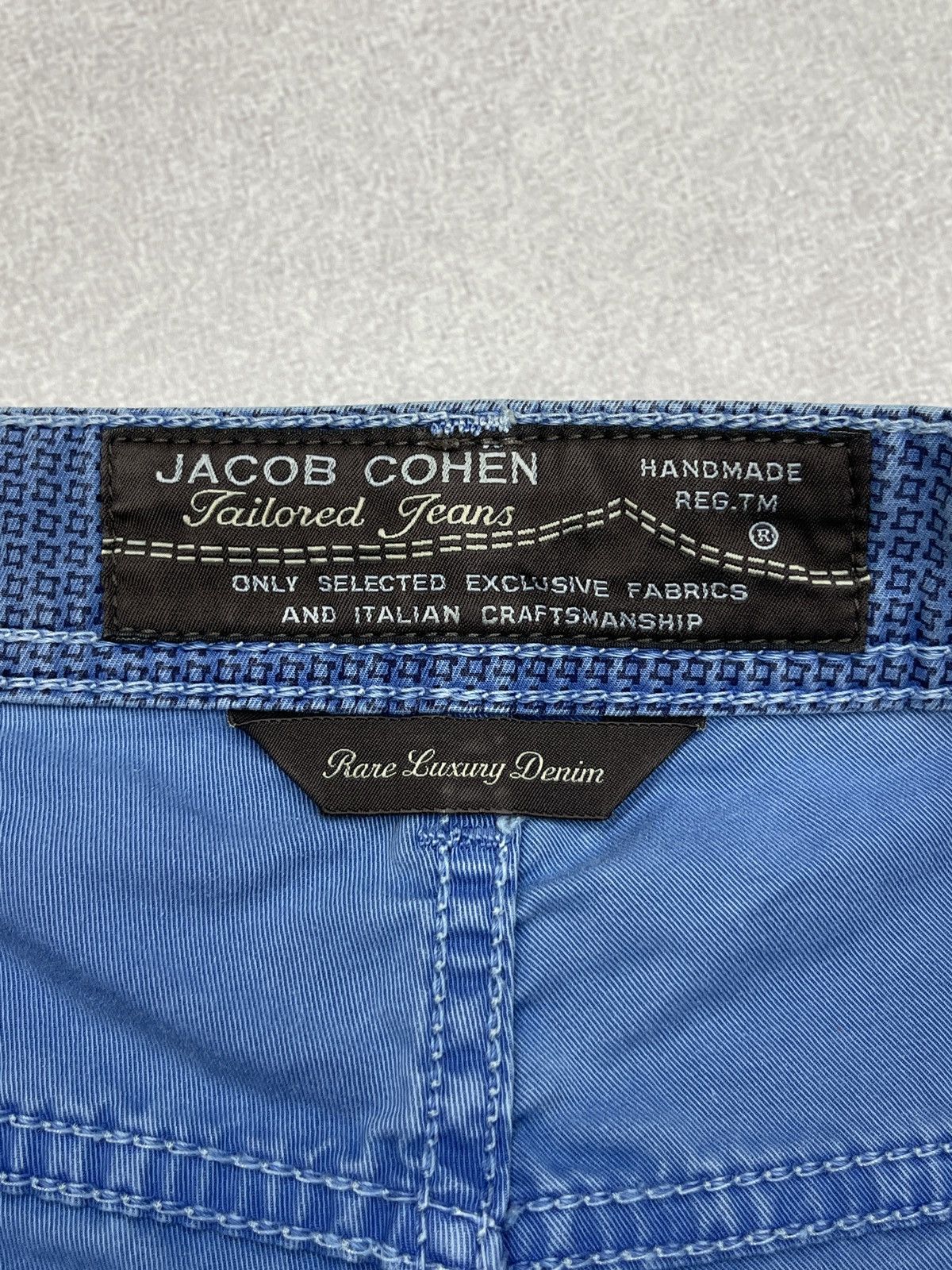Jacob Cohen Vintage Jacob Cohen Rare Luxury Denim Pants Blue Italy Size US 34 / EU 50 - 12 Thumbnail
