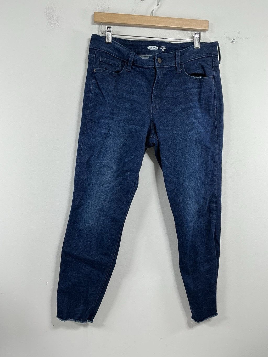 Old Navy Womans Excellent Old Navy Super Skinny Ankle Blue Jeans 12 Size 34" / US 12 / IT 48 - 1 Thumbnail
