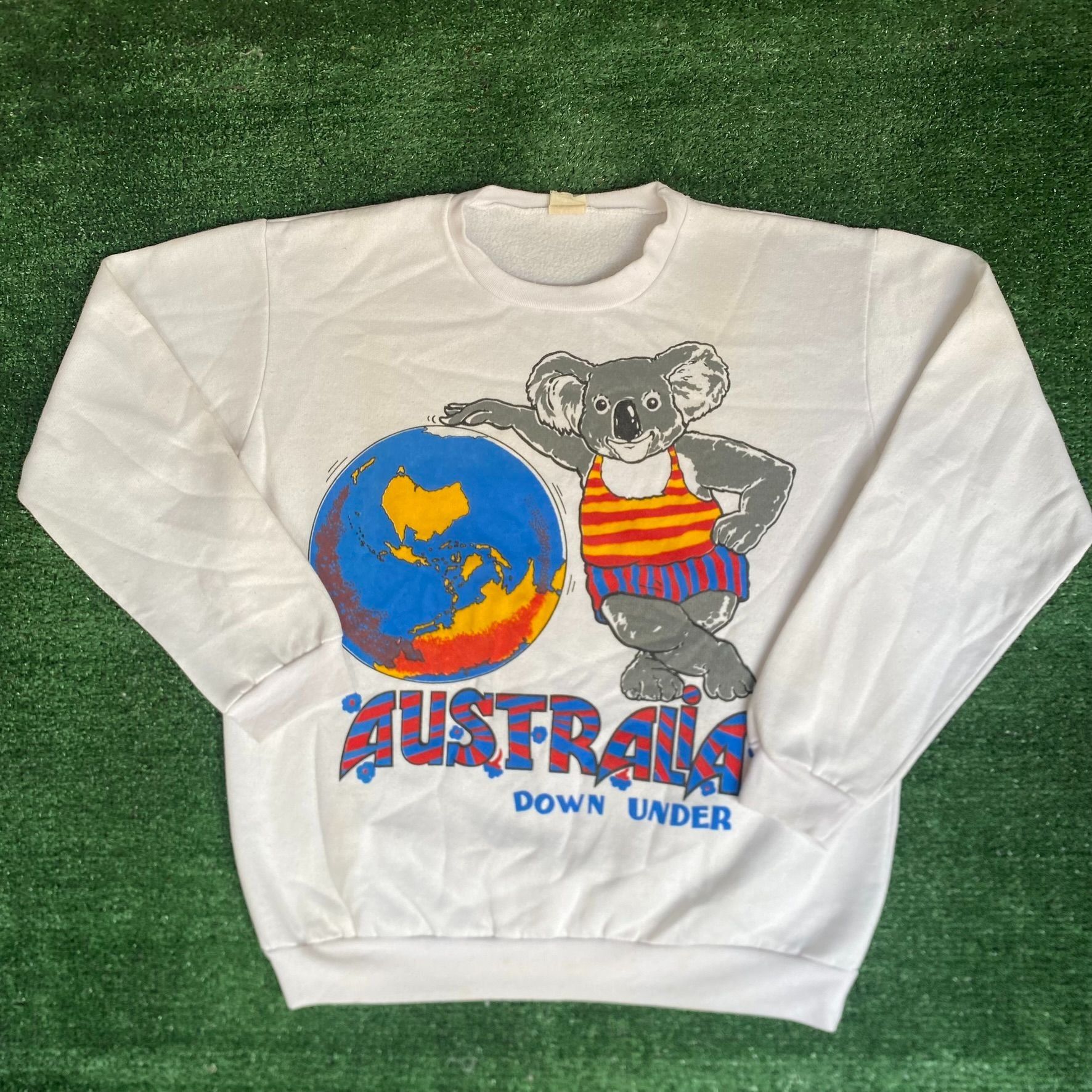 Vintage Vintage 80s Australia Koala Sweatshirt Funny Humor Crewneck Size US M / EU 48-50 / 2 - 1 Thumbnail