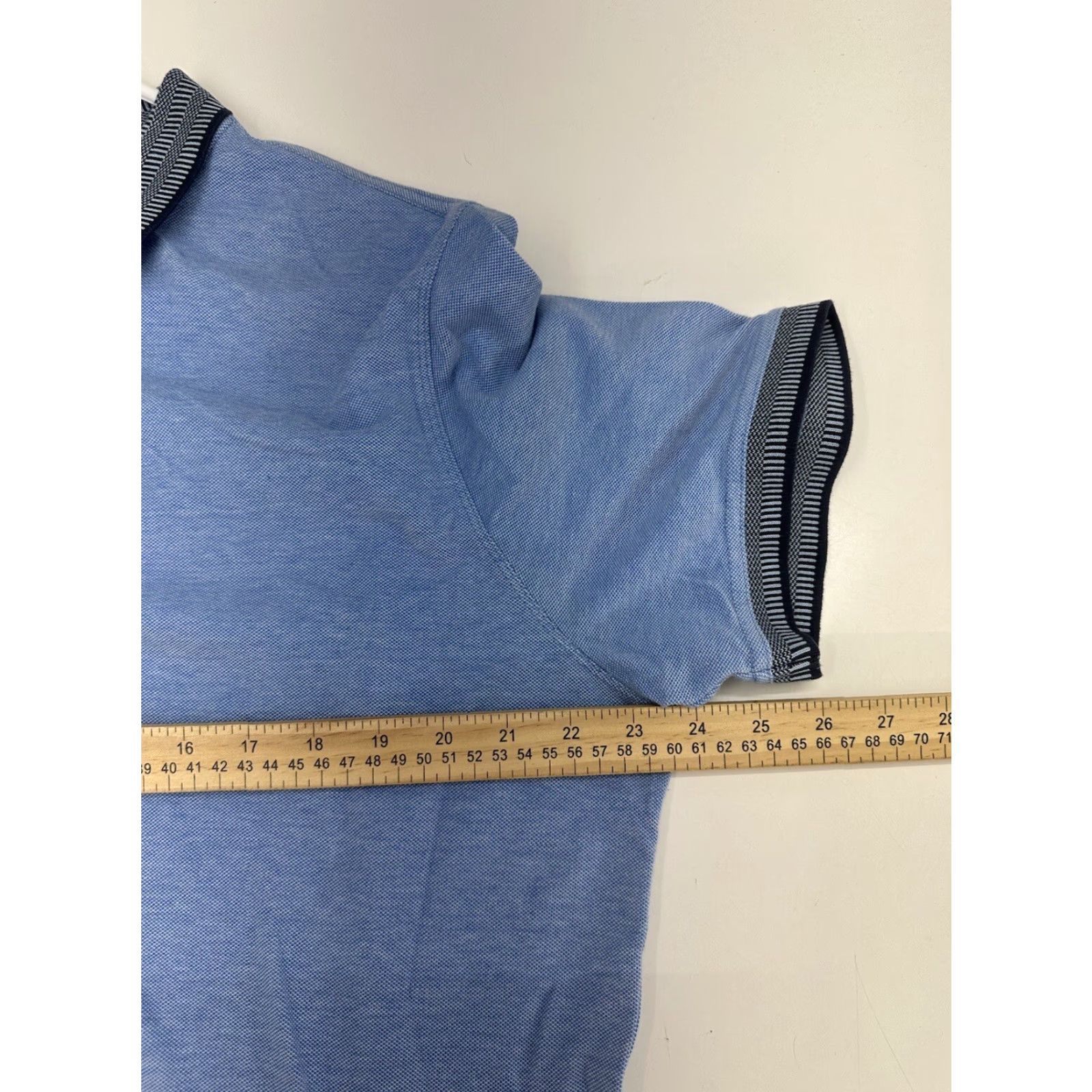 Banana Republic Banana Republic Polo Shirt Size XL Short Sleeve Blue Collared Mens Size US XL / EU 56 / 4 - 7 Thumbnail