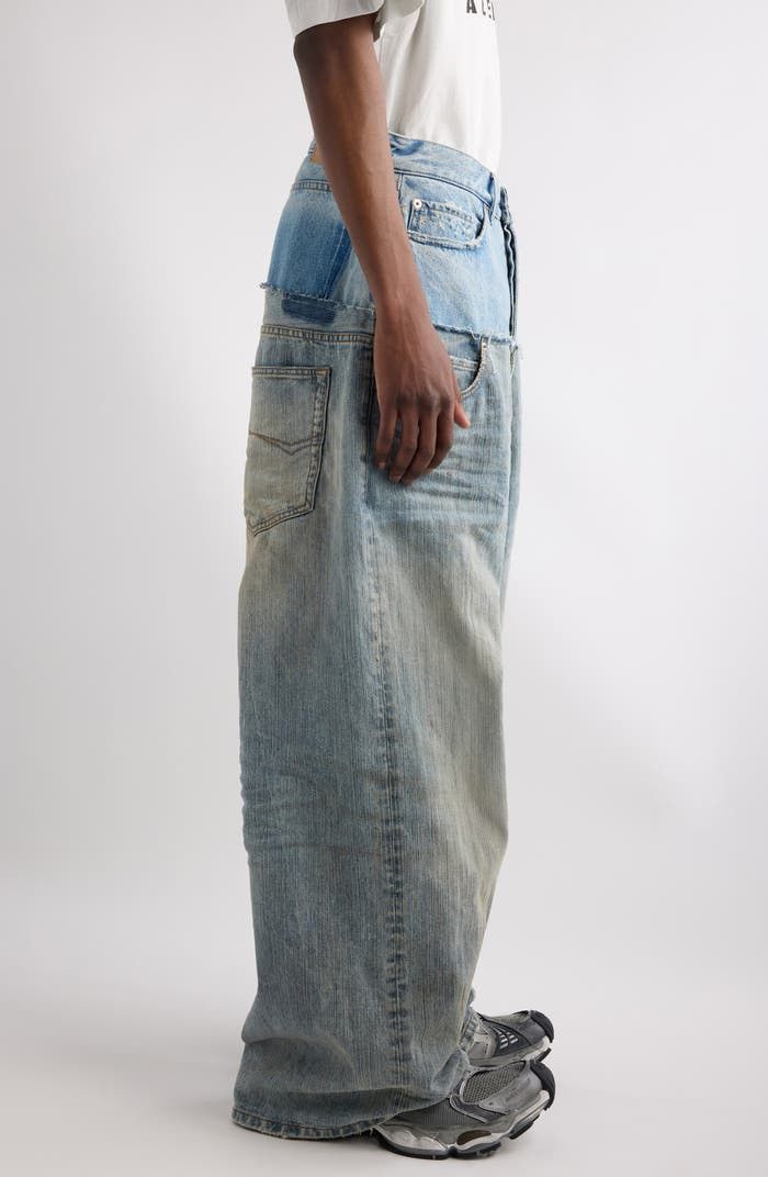 Balenciaga Balenciaga Distressed Layered Jeans Size US 33 - 4 Thumbnail