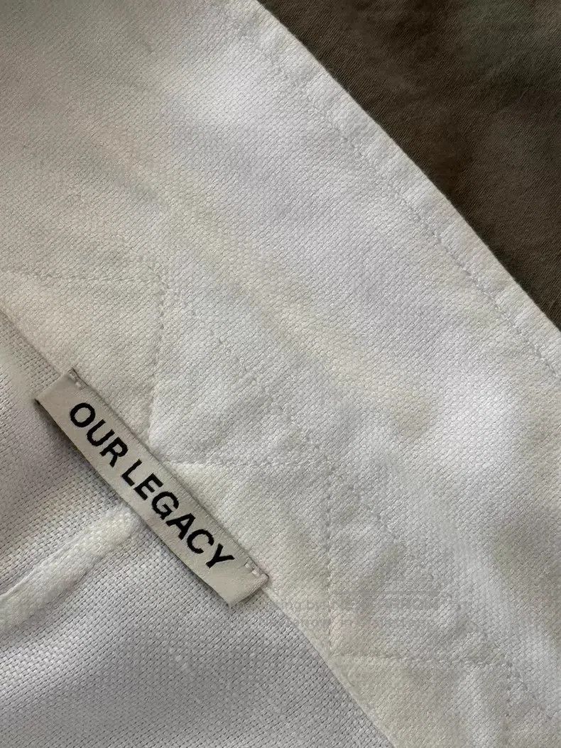 Our Legacy Our Legacy White Cotton Linen Loose Long Shirt Size US L / EU 52-54 / 3 - 8 Thumbnail