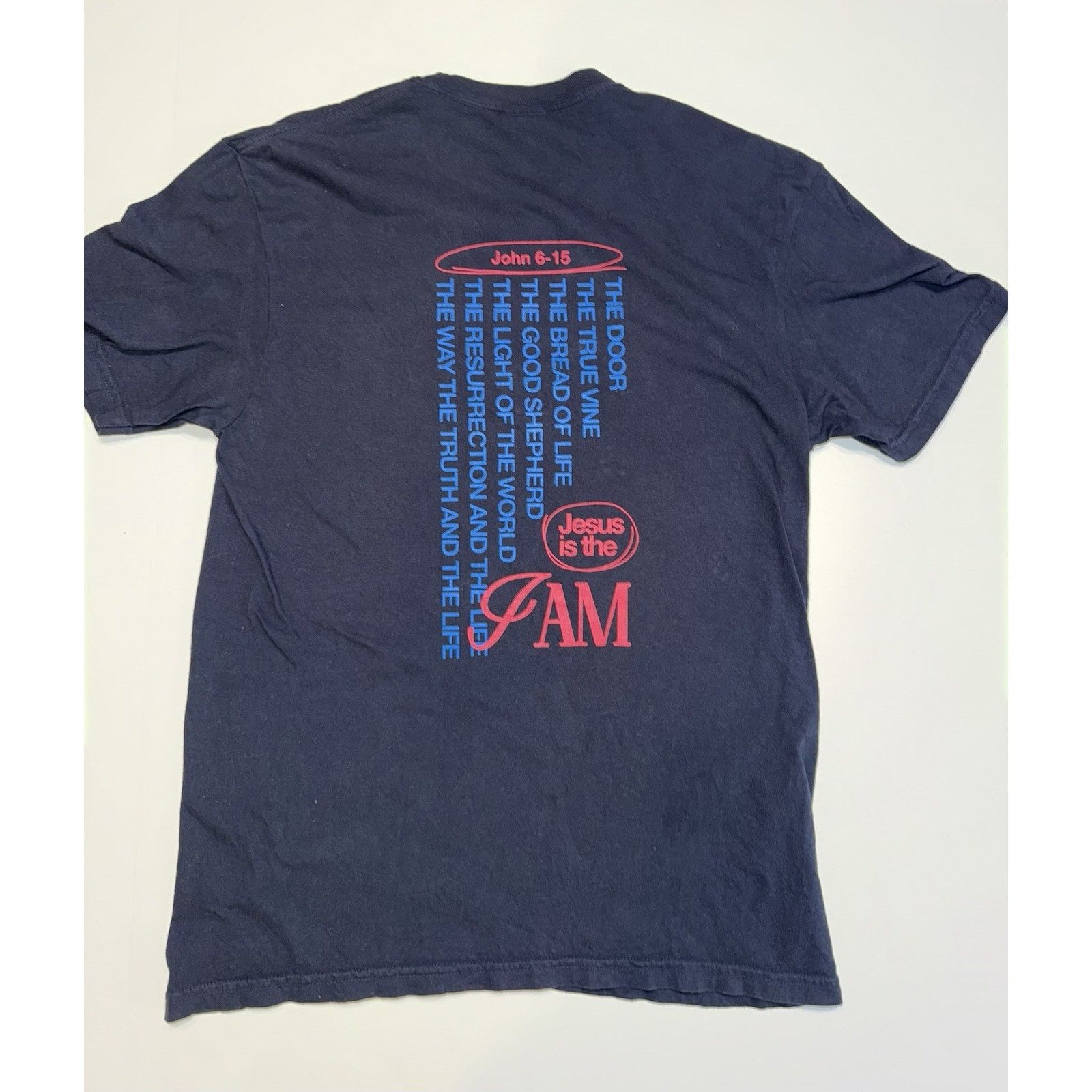 Comfort Colors Jesus Is The “I Am” Black T-Shirt M Unite pensacola church Size US M / EU 48-50 / 2 - 5 Thumbnail