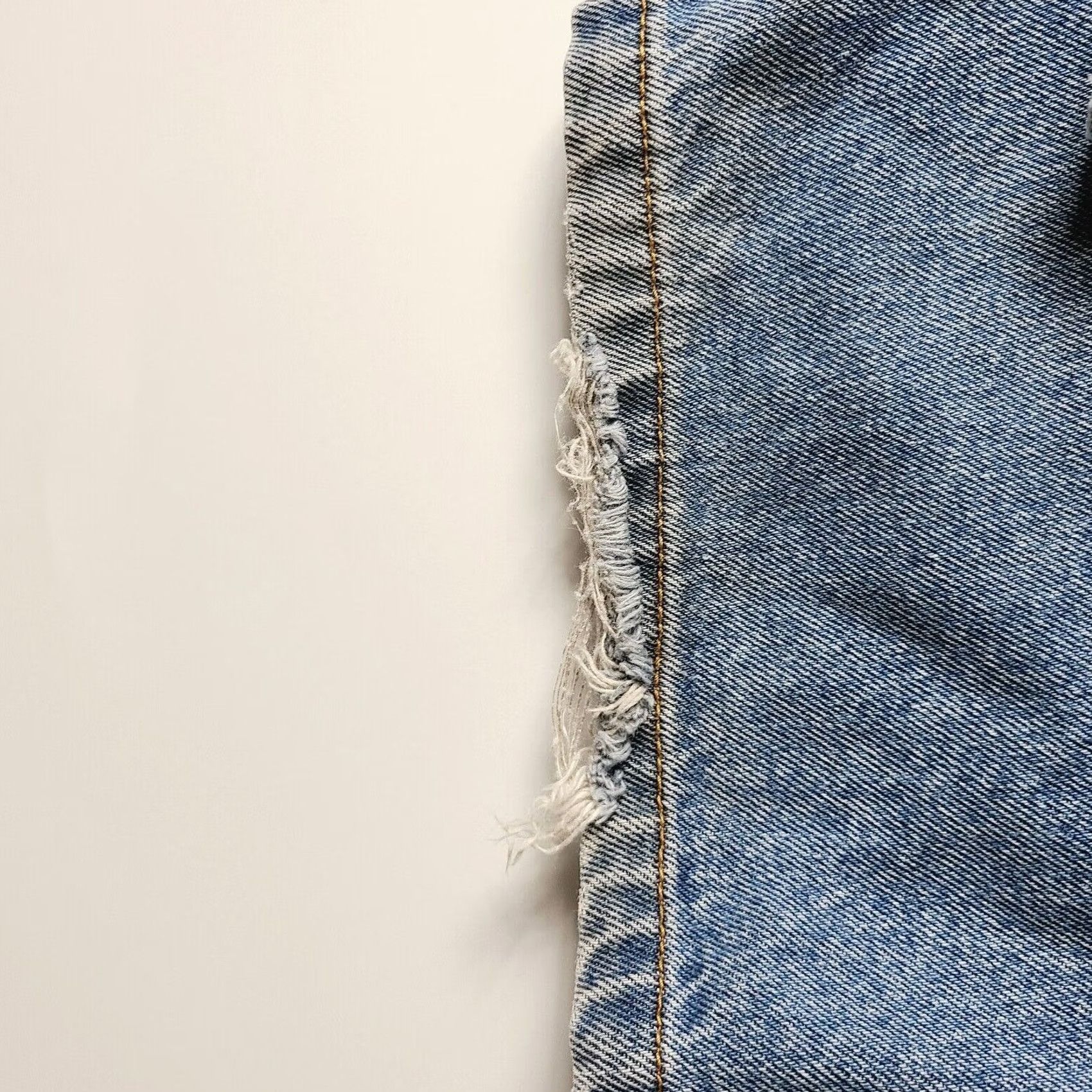 Vintage Berne Jeans 40x30 Denim Zipper Pants Regular Pants Mens 5-Pocket Blue Cotton Denim Solid Medium Wash Zipper Work Outdoor) Size US 40 / EU 56 - 6 Thumbnail