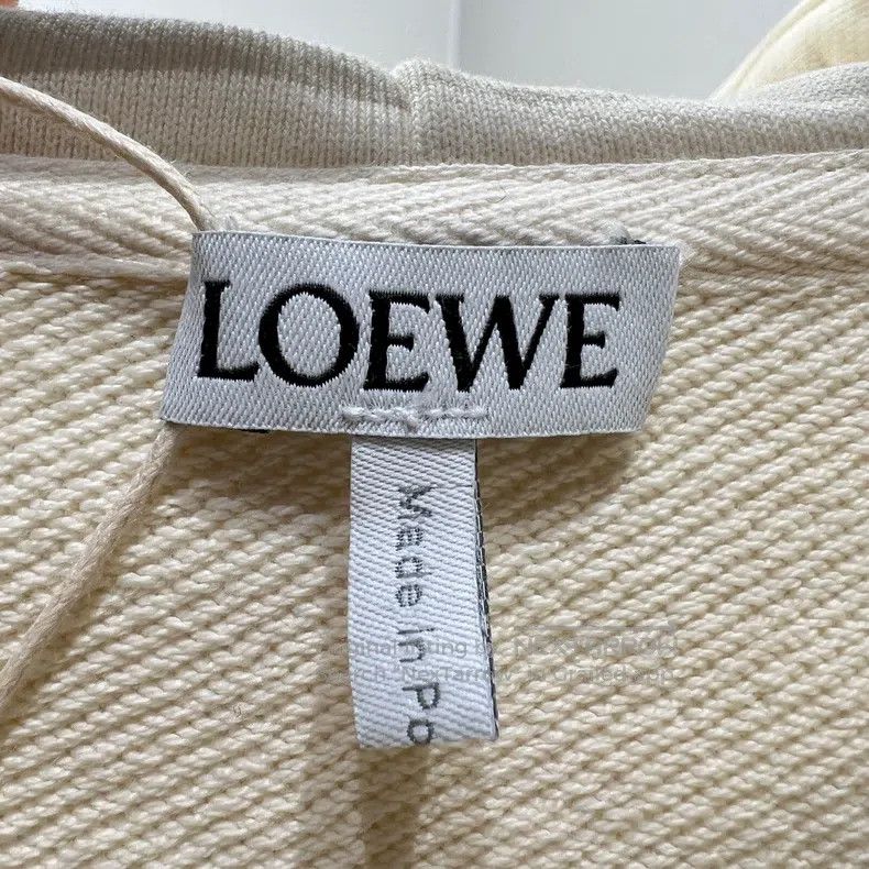 Loewe Loewe Pocket Logo Appliqué Solid Color Hoodie Size L / US 10 / IT 46 - 3 Thumbnail