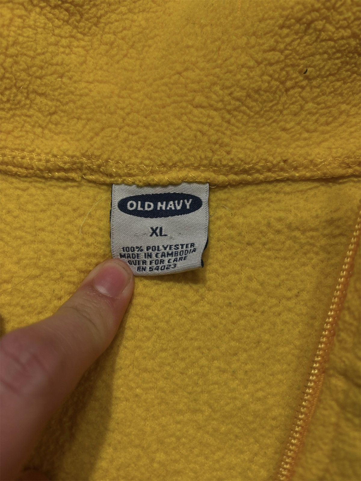 Old Navy × Vintage Vintage Old Navy Fleece quarter zip Size US XL / EU 56 / 4 - 4 Thumbnail