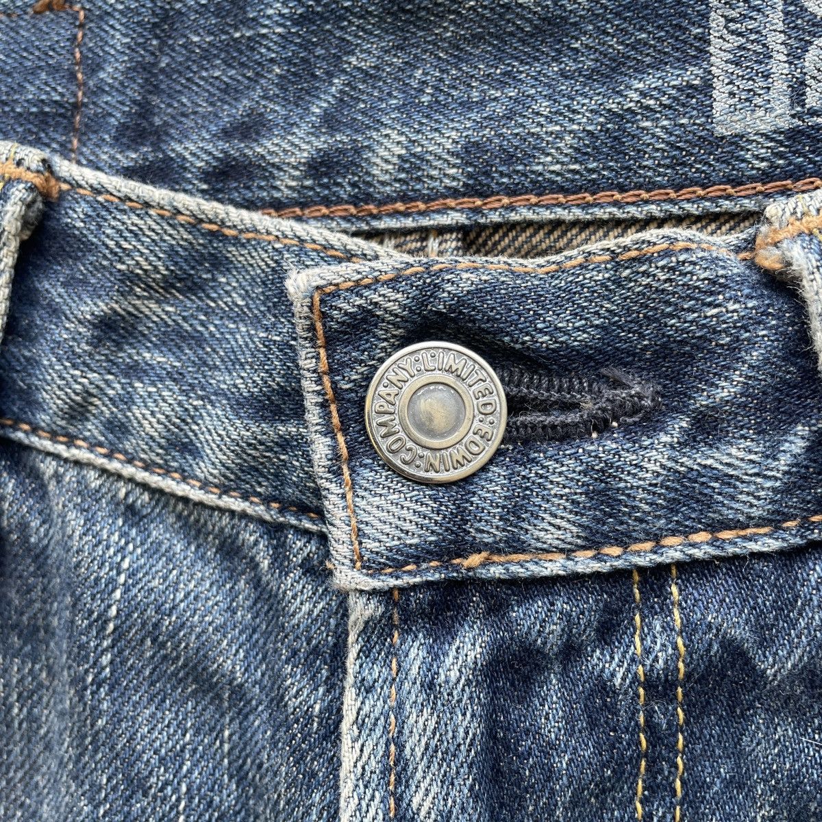 Edwin Vintage Edwin XV Rusty Jeans Distressed Baggy Denim Pants Size US 28 / EU 44 - 6 Thumbnail
