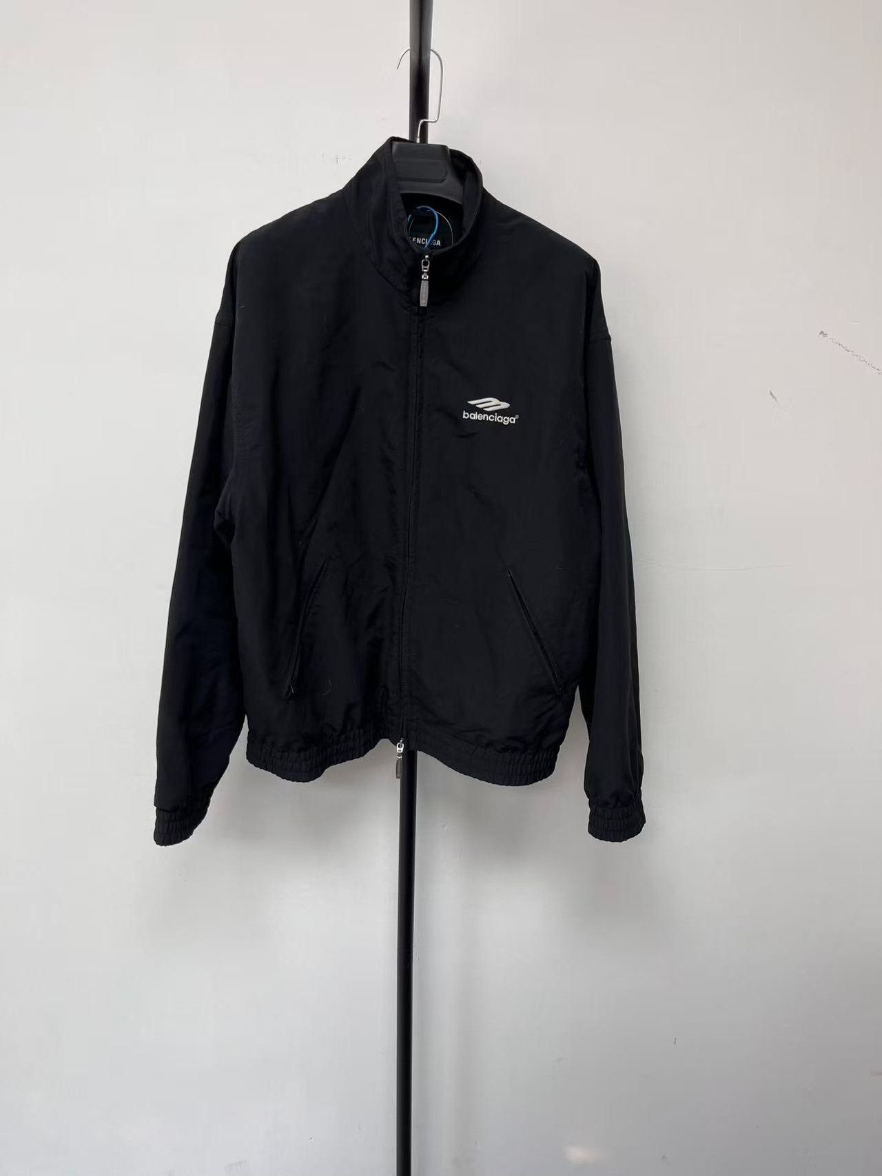 Balenciaga Balenciaga Logo Zip Stand-Collar Men's Jacket Size US XS / EU 42 / 0 - 1 Thumbnail