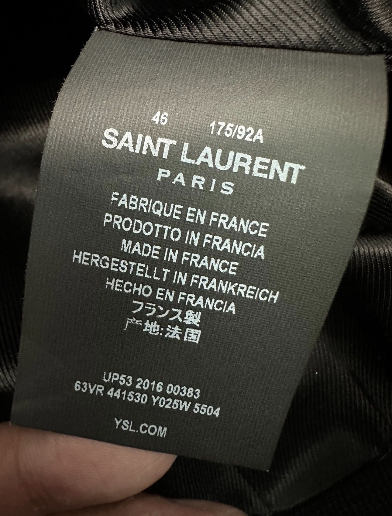 Saint Laurent Paris Saint Laurent Paris AW16 star & moon velvet jacket Sz.46 Size US S / EU 44-46 / 1 - 4 Thumbnail