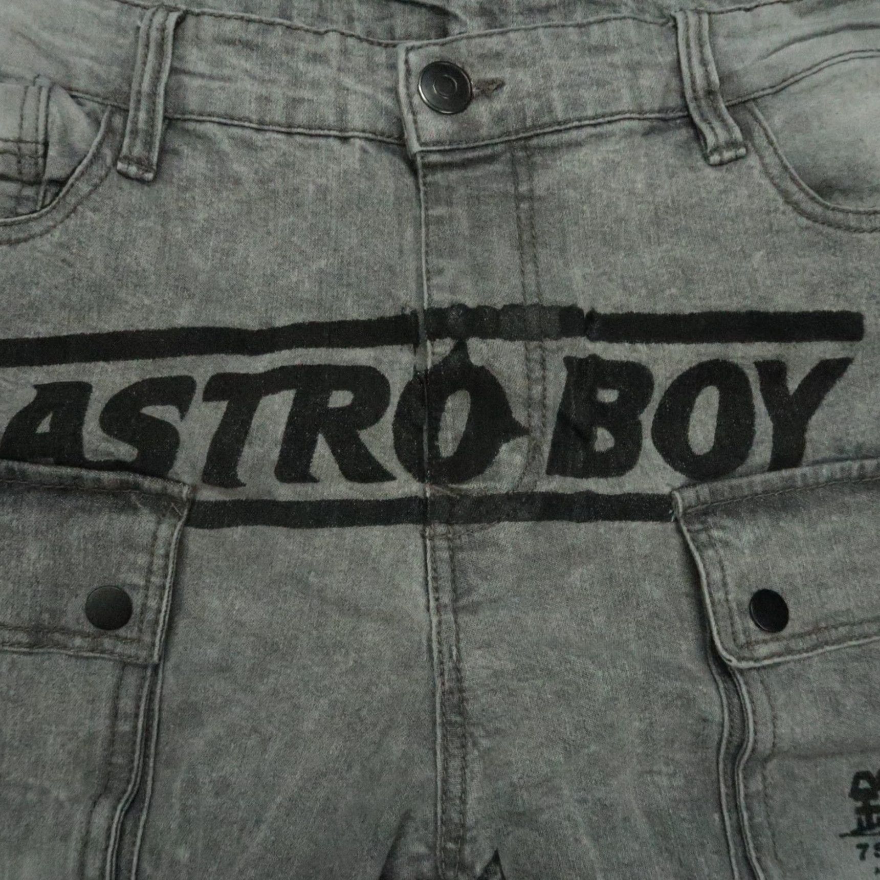 Southpole VINTAGE Southpole Jeans Mens 38x32 Gray Astro Boy Cargo Pockets Y2K Street RARE Size US 38 / EU 54 - 5 Thumbnail