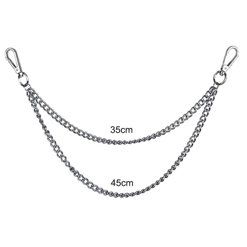 Vintage Metal Punk Rock Layered Chain Keychains Size ONE SIZE - 4 Thumbnail