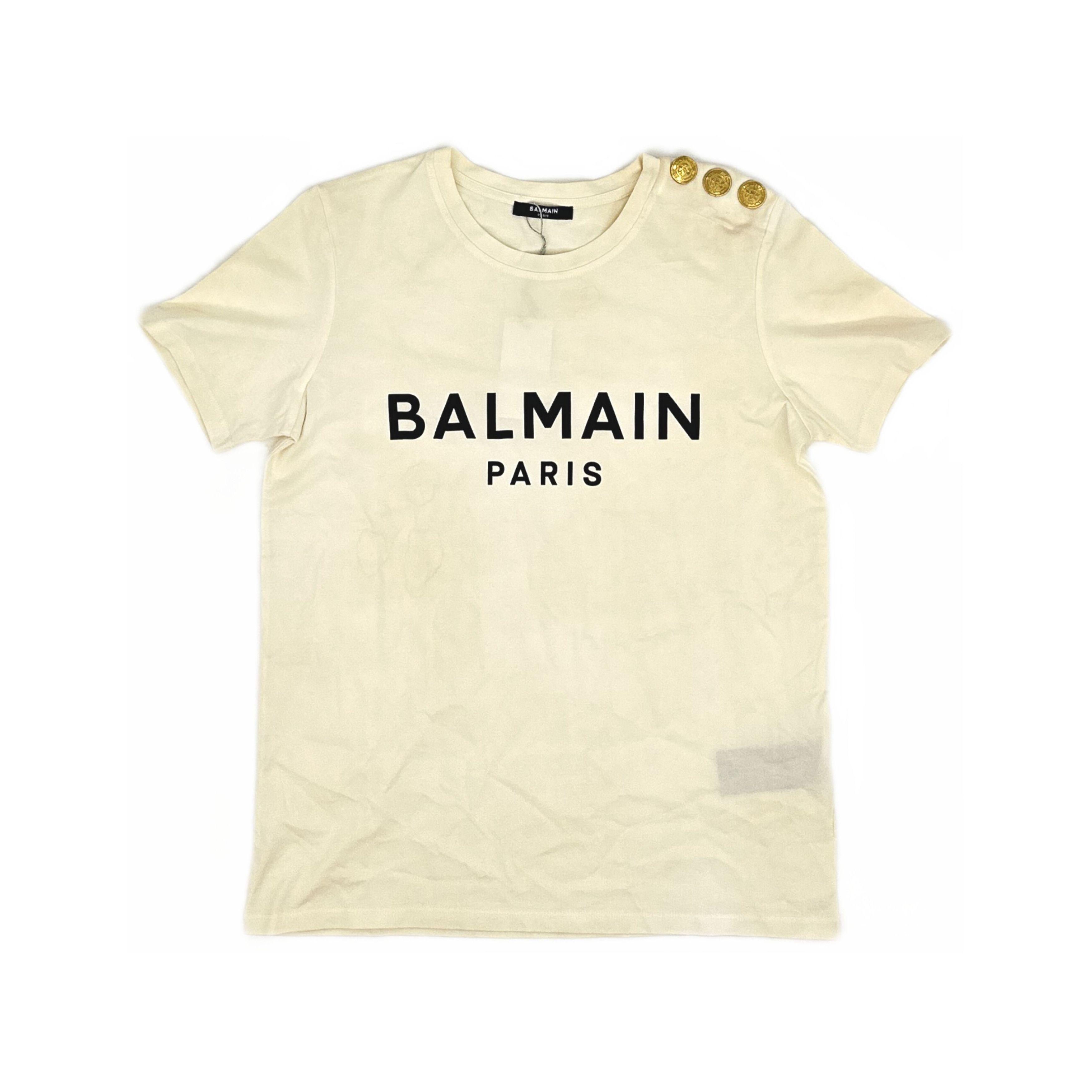 Balmain Balmain Logo Short Sleeve T-Shirt Size S Size S / US 4 / IT 40 - 1 Thumbnail