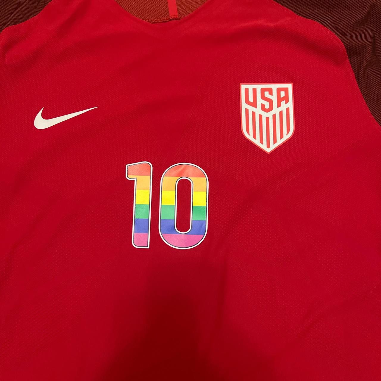 Nike 2017 Christian Pulisic USMNT Pride Kit Size US XXL / EU 58 / 5 - 2 Thumbnail