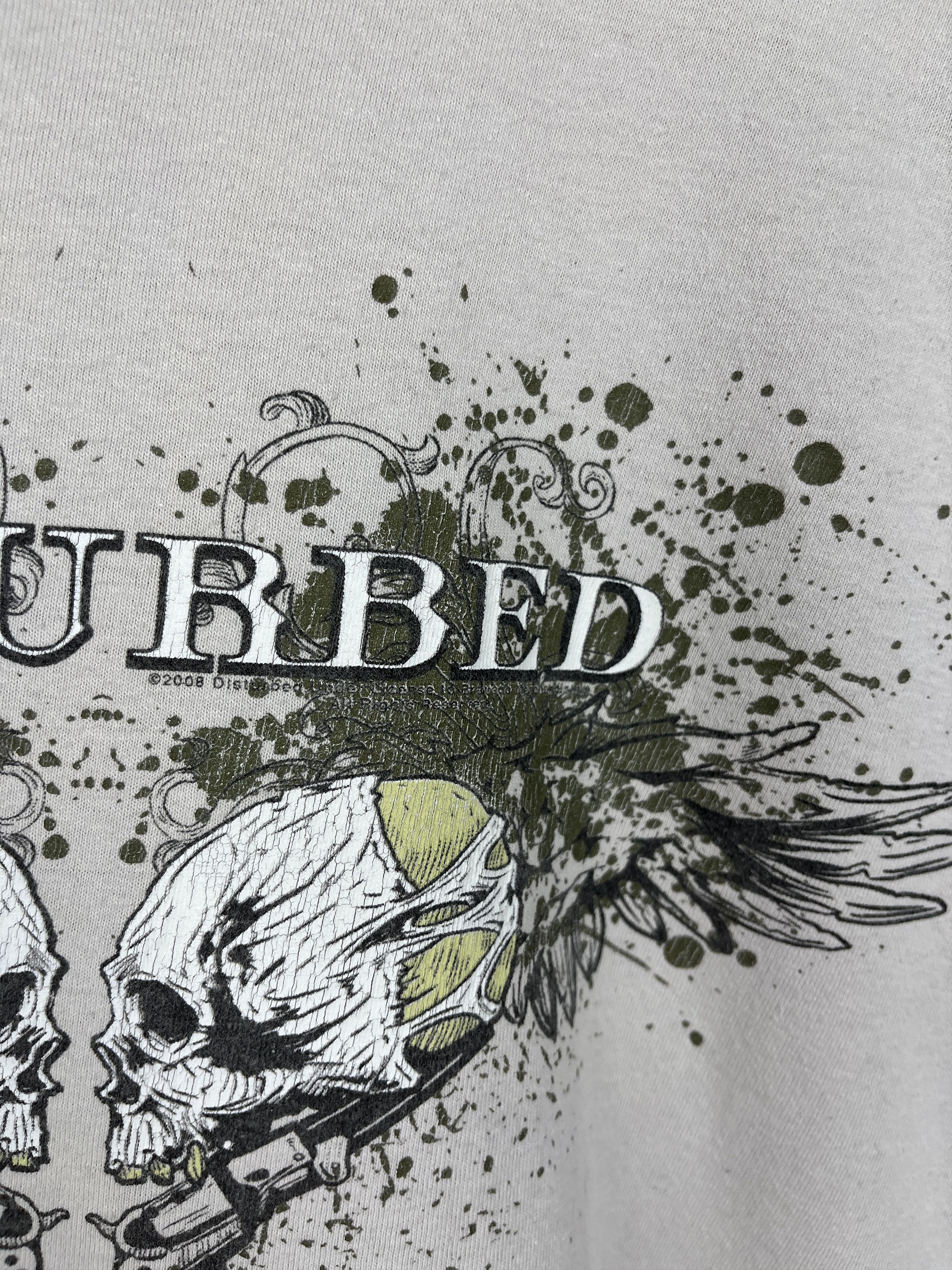 Band Tees Vintage Disturbed Band 2008 T-shirt Size US L / EU 52-54 / 3 - 6 Thumbnail