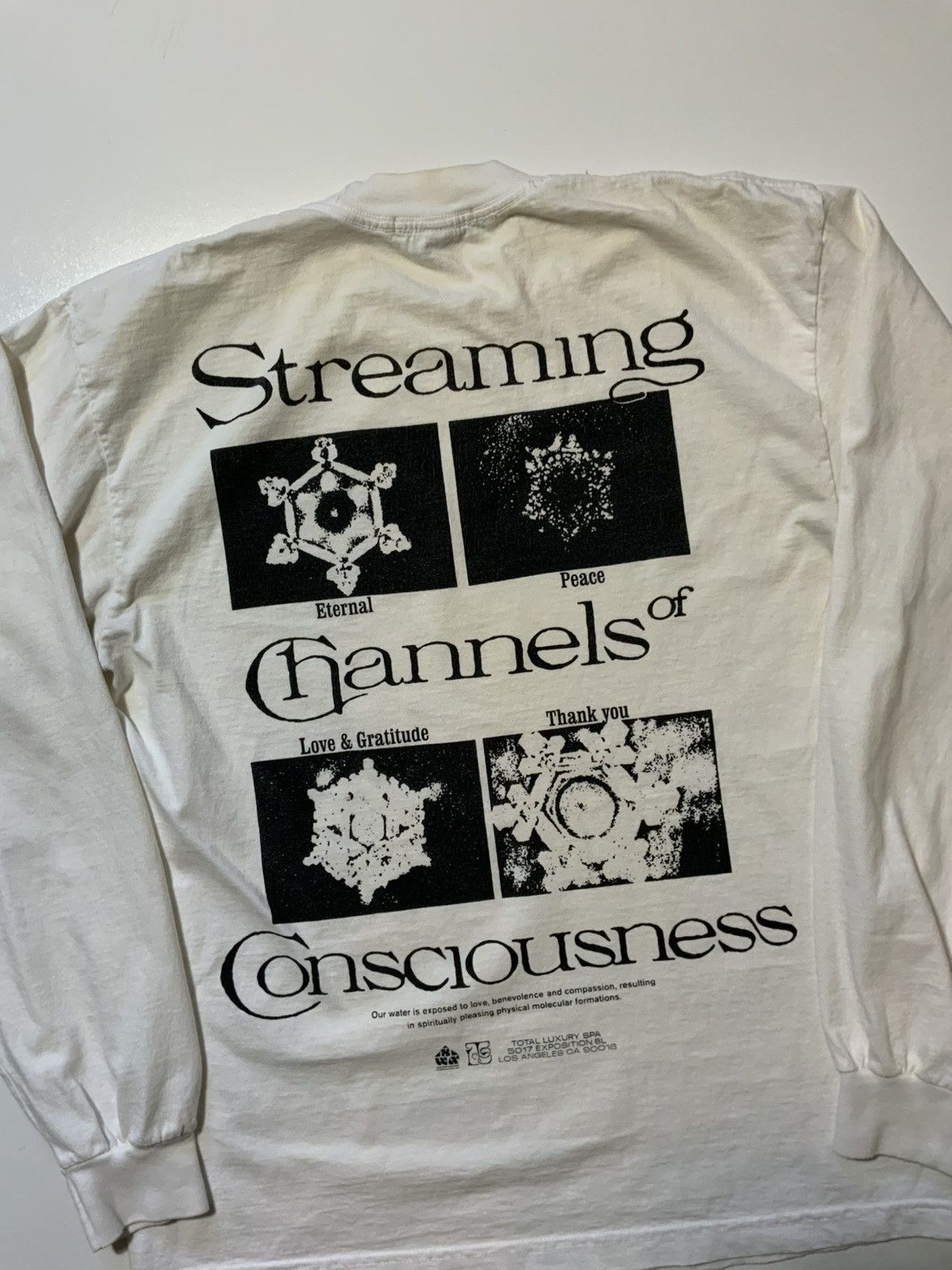 Total Luxury Spa Total Luxury Spa Streaming Consciousness Masaru Emoto TShirt Size US M / EU 48-50 / 2 - 6 Thumbnail