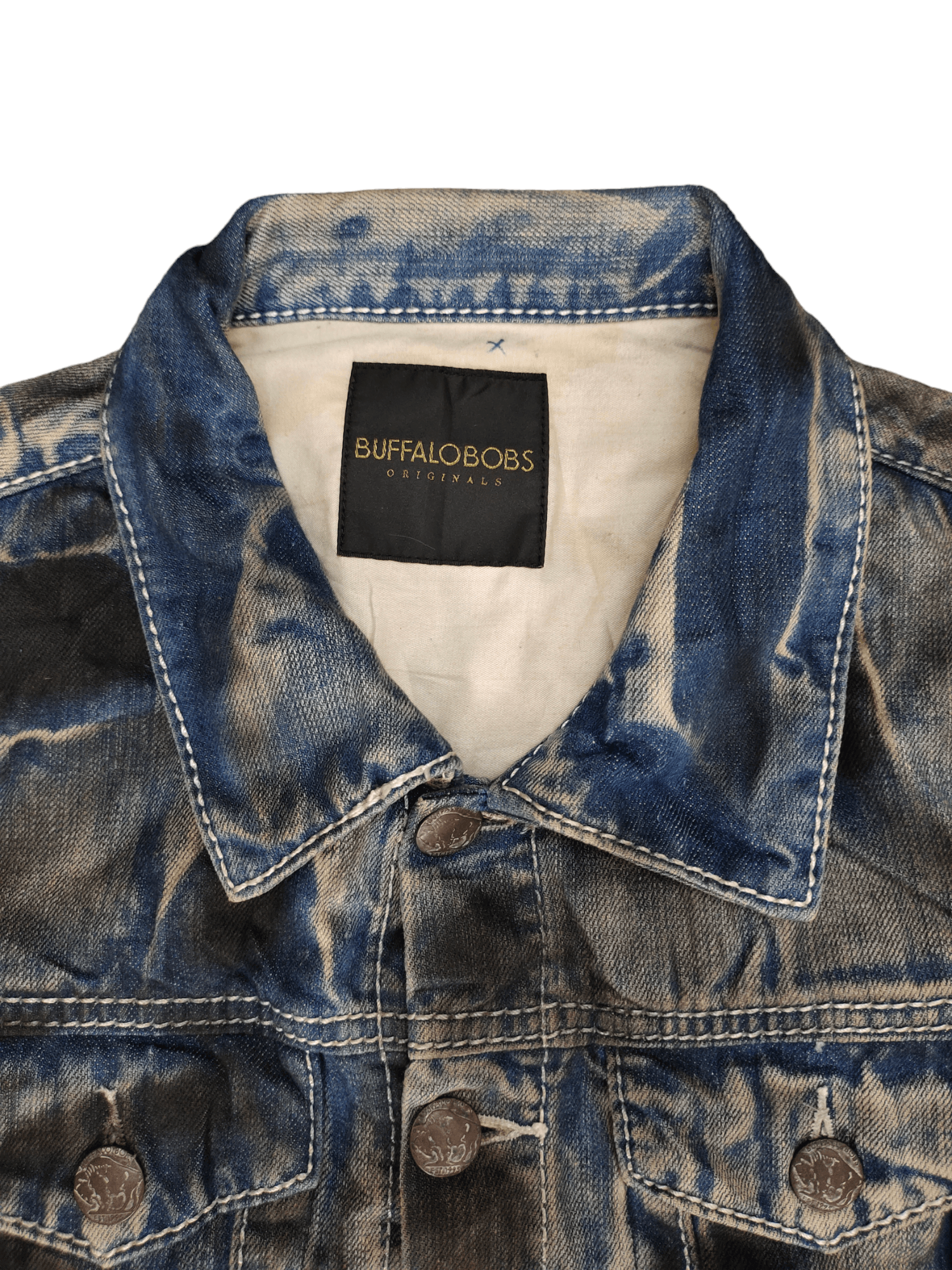 BUFFALO BOBS Buffalo Bobs Clawmark Waxed Denim Jacket Size US S / EU 44-46 / 1 - 3 Thumbnail