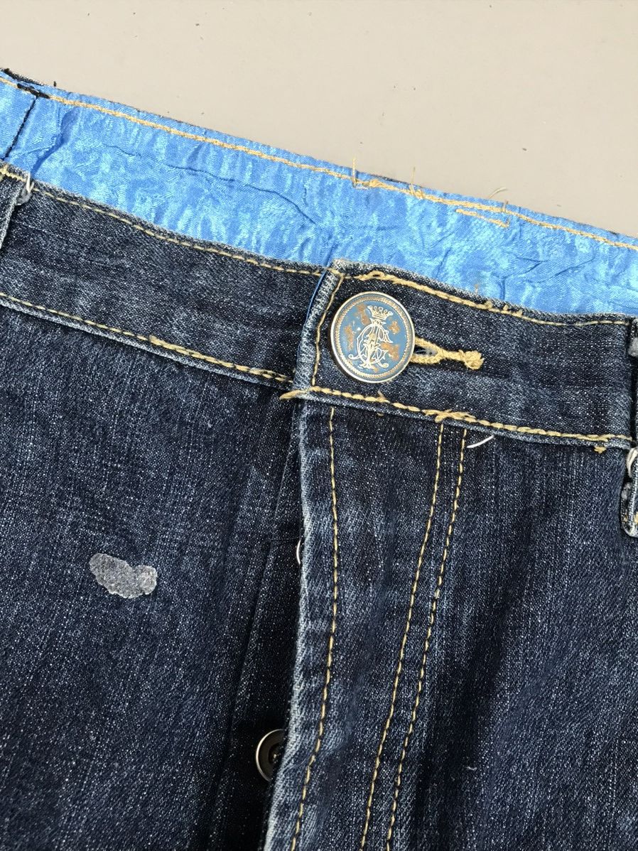 Christian Audigier × Ed Hardy × Vintage Rare vintage Christian Audigier crazy embroidered denim Size US 41 - 6 Thumbnail
