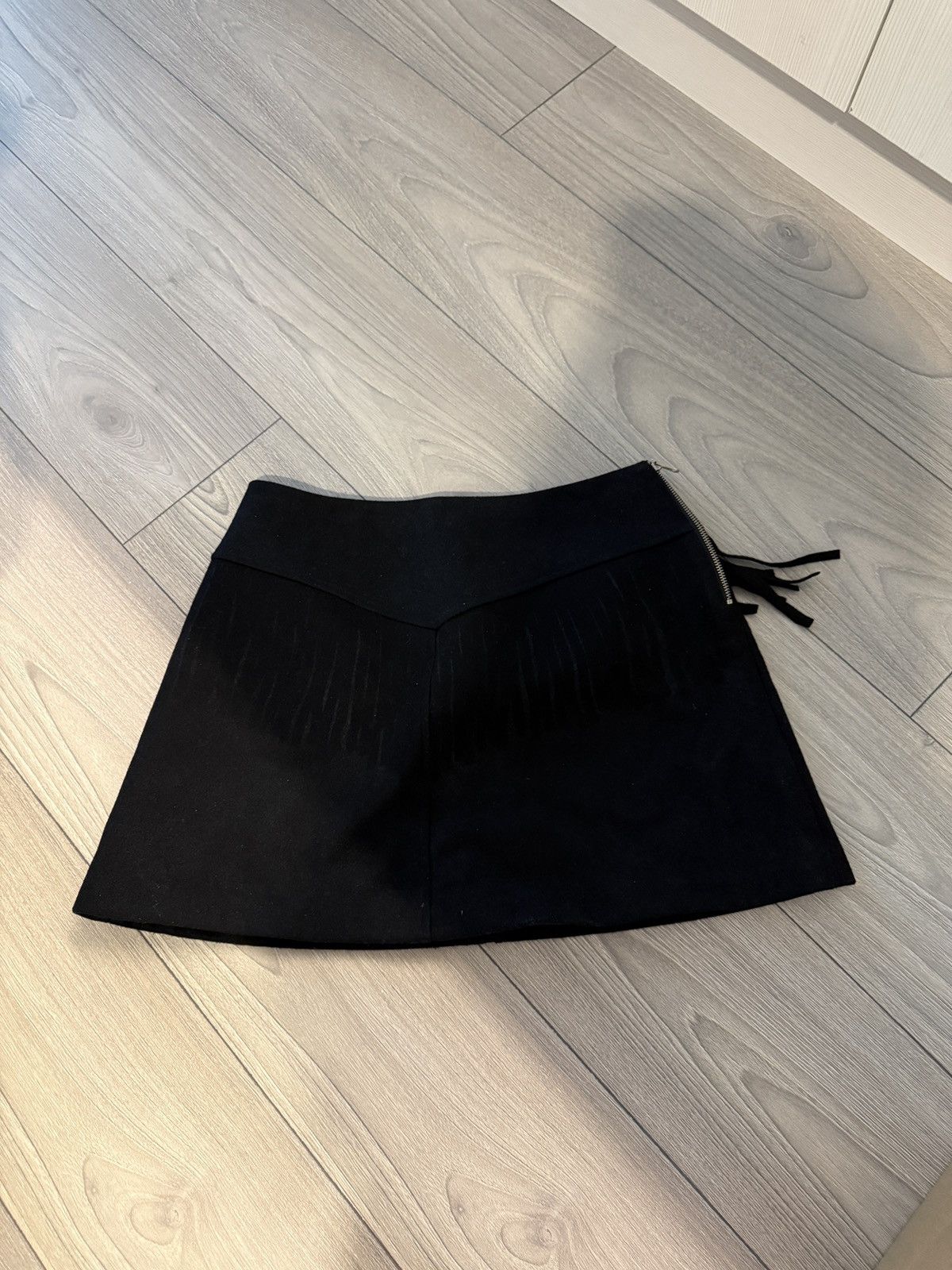 Maison Margiela MM6 Maison Margiela Wool Black Skirt Size 30" / US 8 / IT 44 - 3 Thumbnail