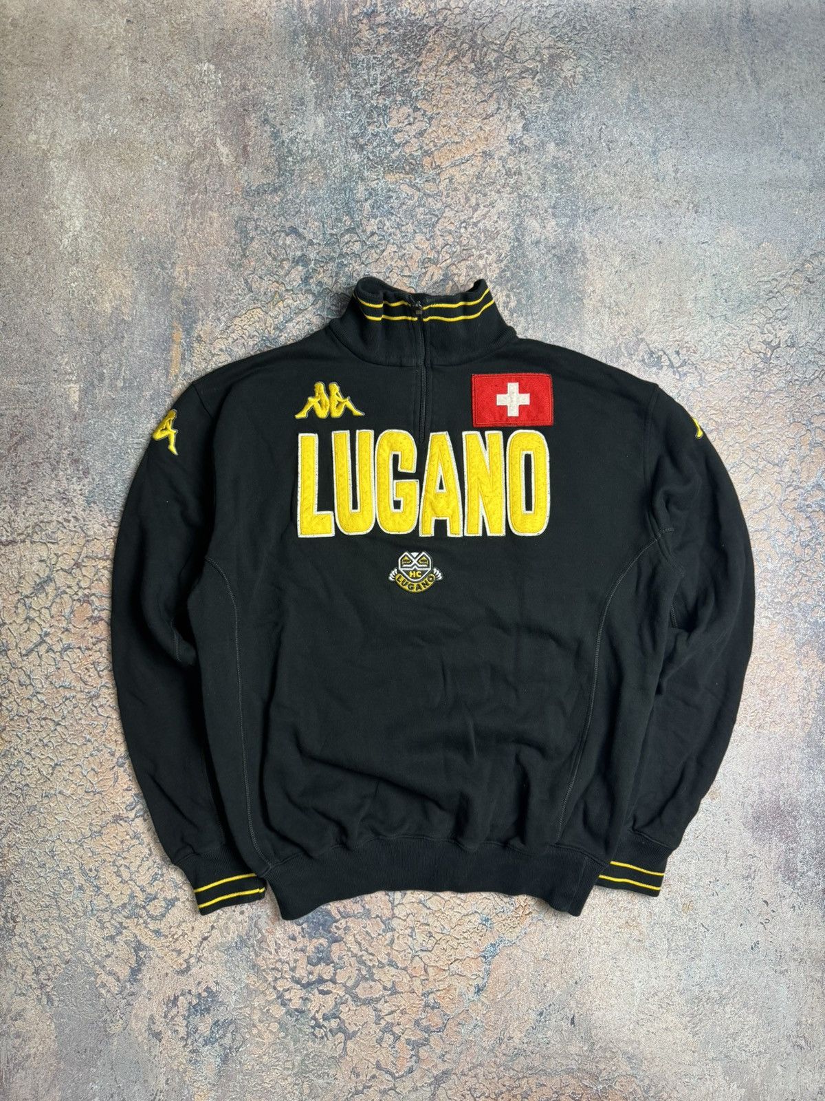 Kappa HC LUGANO ICE HOCKEY CLUB TRACK TOP JACKET KAPPA BLACK Size US XXL / EU 58 / 5 - 1 Thumbnail