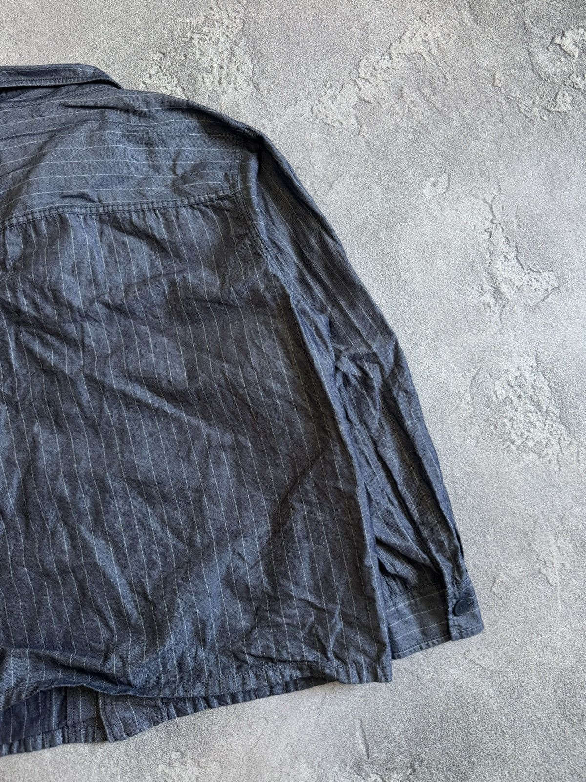 Uniqlo Uniqlo M striped button up overshirts shirt casual Size US M / EU 48-50 / 2 - 14 Thumbnail