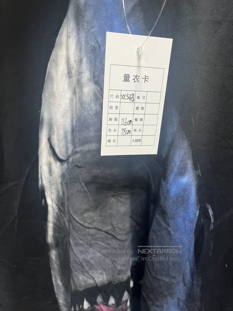 Givenchy Givenchy Black Sharkhead Short Sleeve T-Shirt Size US XS / EU 42 / 0 - 3 Thumbnail