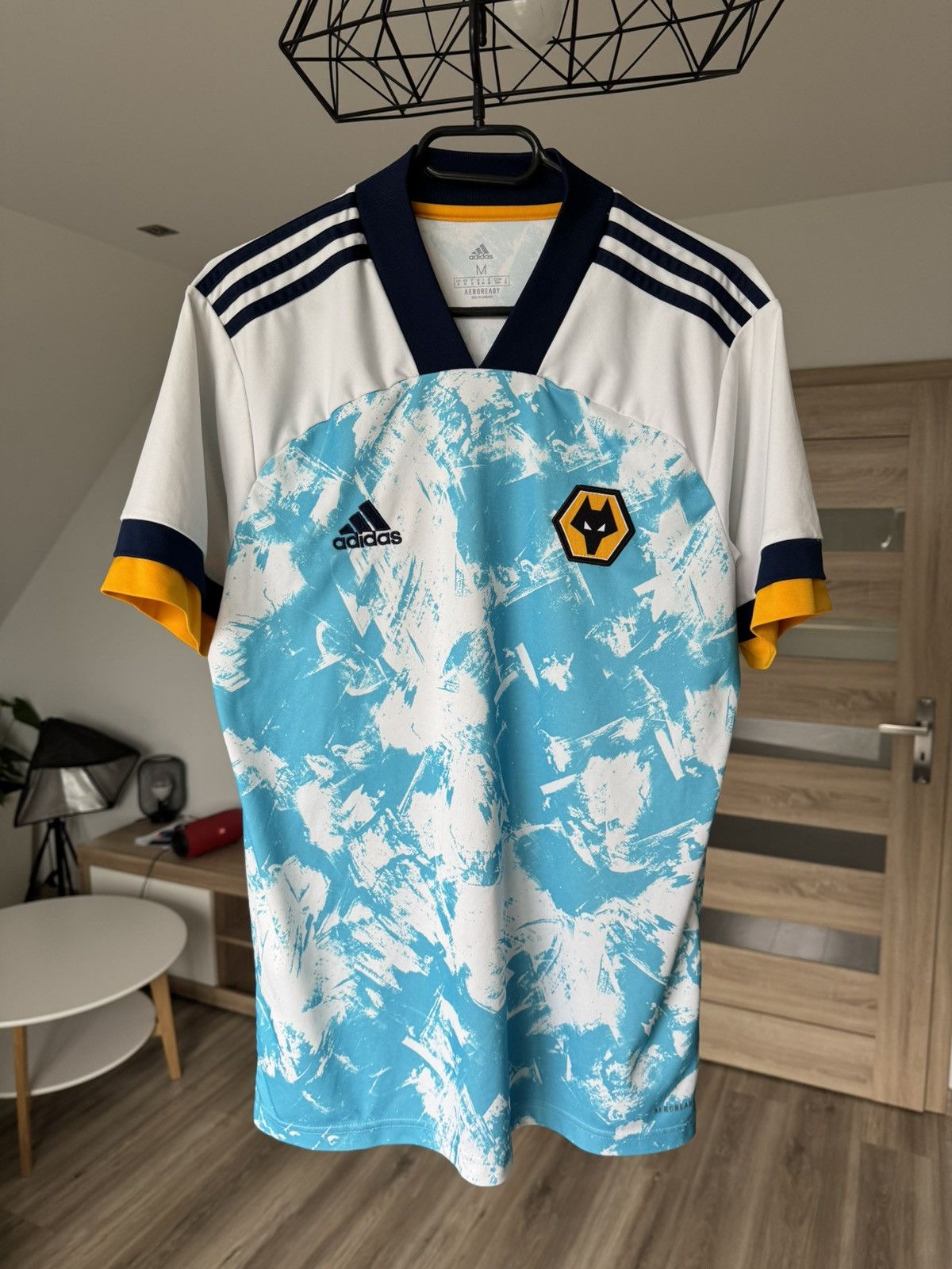 Adidas Wolverhampton Wanderers 2020-21 Adidas Away Jersey M BPL Size US M / EU 48-50 / 2 - 1 Thumbnail