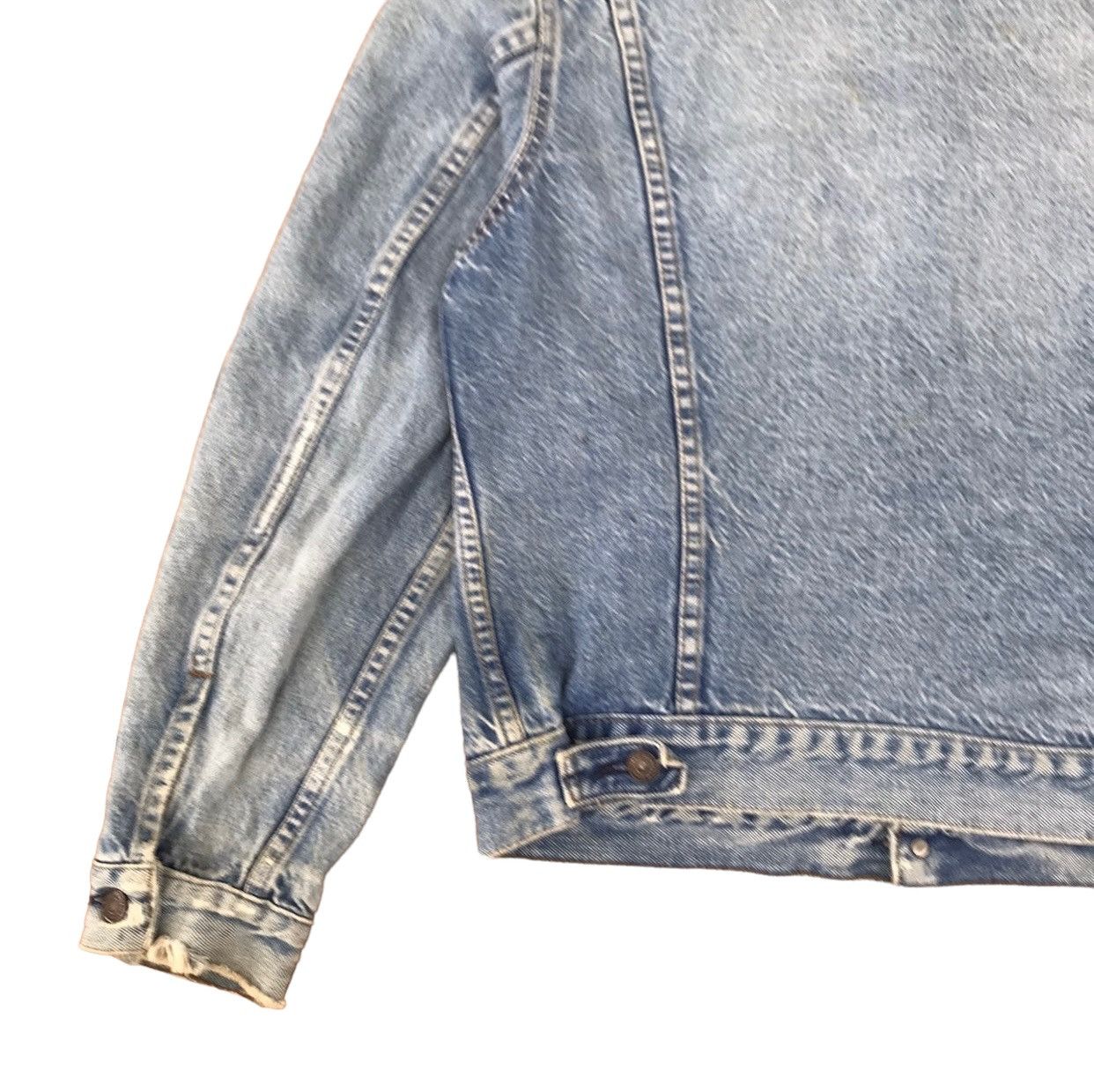 Levi's Vintage Levis Denim Trucker Jacket Aztec Collar Size US M / EU 48-50 / 2 - 8 Thumbnail