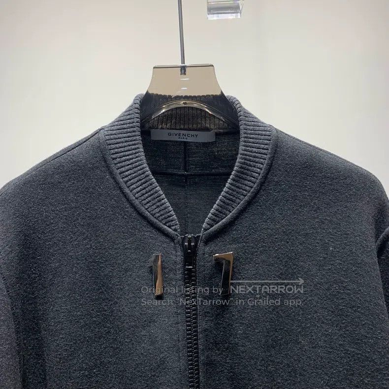 Givenchy Givenchy Heavy Duty Grey Baseball Jacket Size US M / EU 48-50 / 2 - 3 Thumbnail