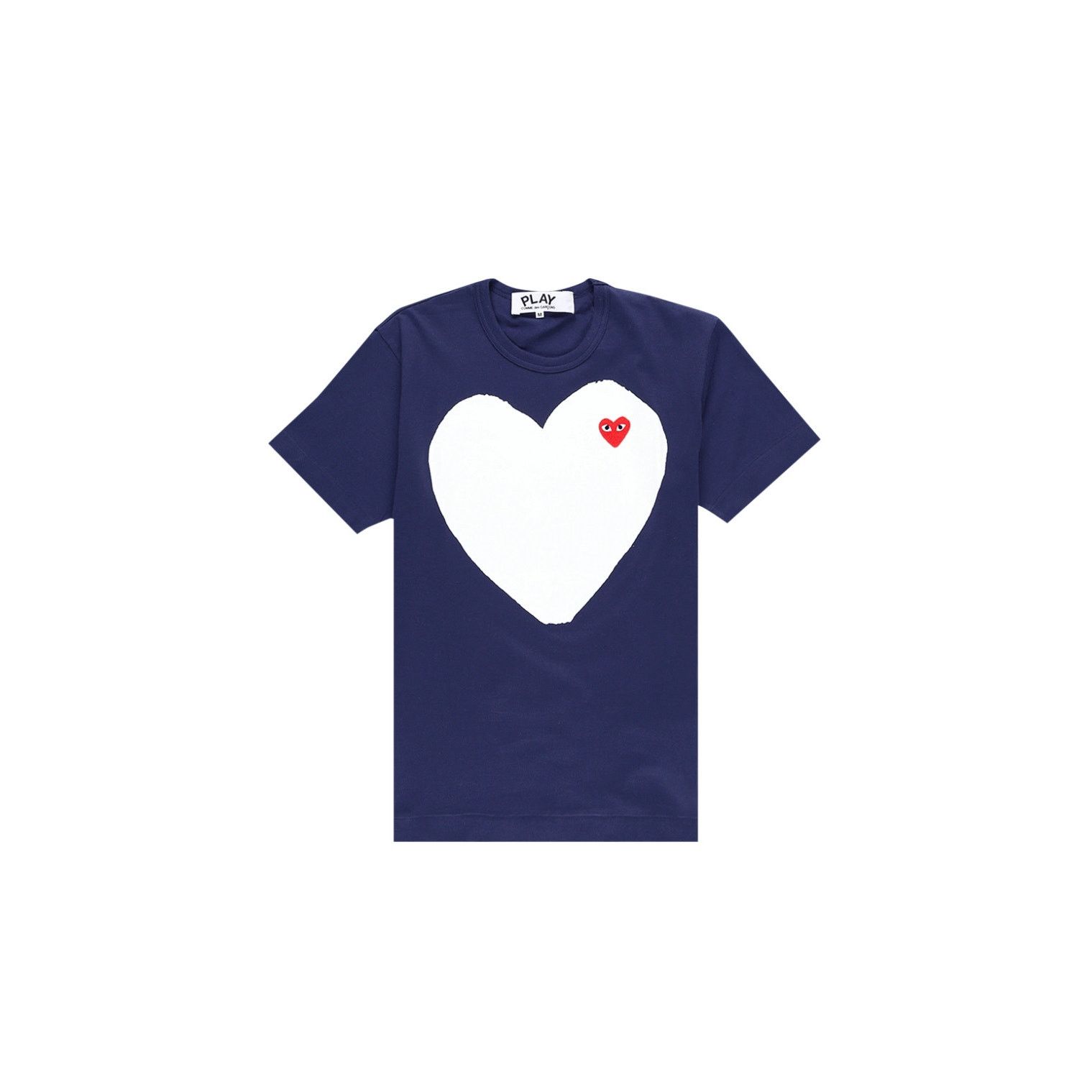 Comme des Garçons - PLAY Solid Heart Logo T-Shirt / M / Blue
