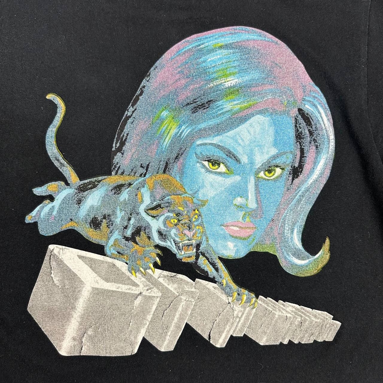 Off-White Rare! Panther Off White Horror Big Logo Tee Size US S / EU 44-46 / 1 - 6 Thumbnail