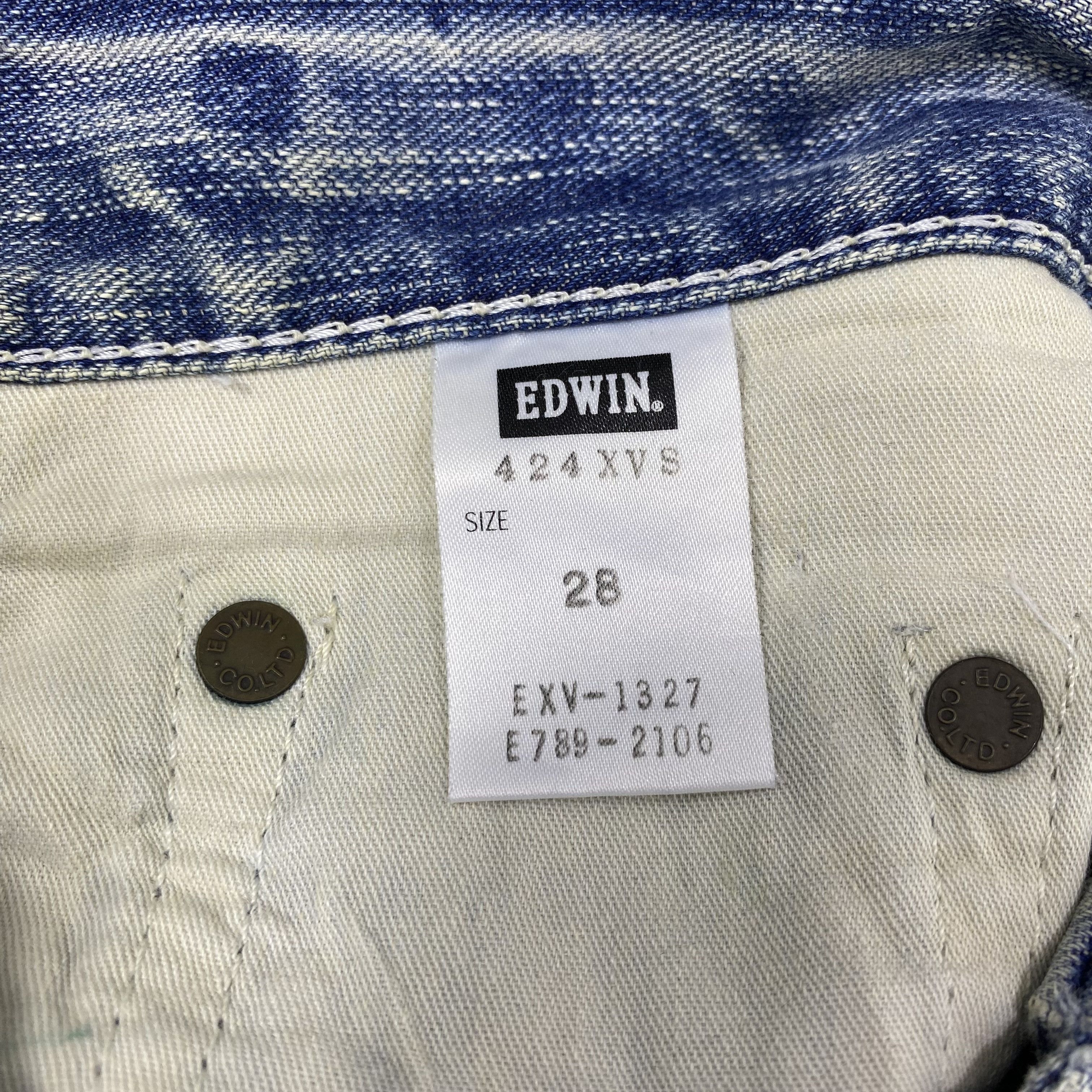 Edwin Edwin 424 XVS Straight Jeans-J1152 Size US 32 / EU 48 - 10 Thumbnail