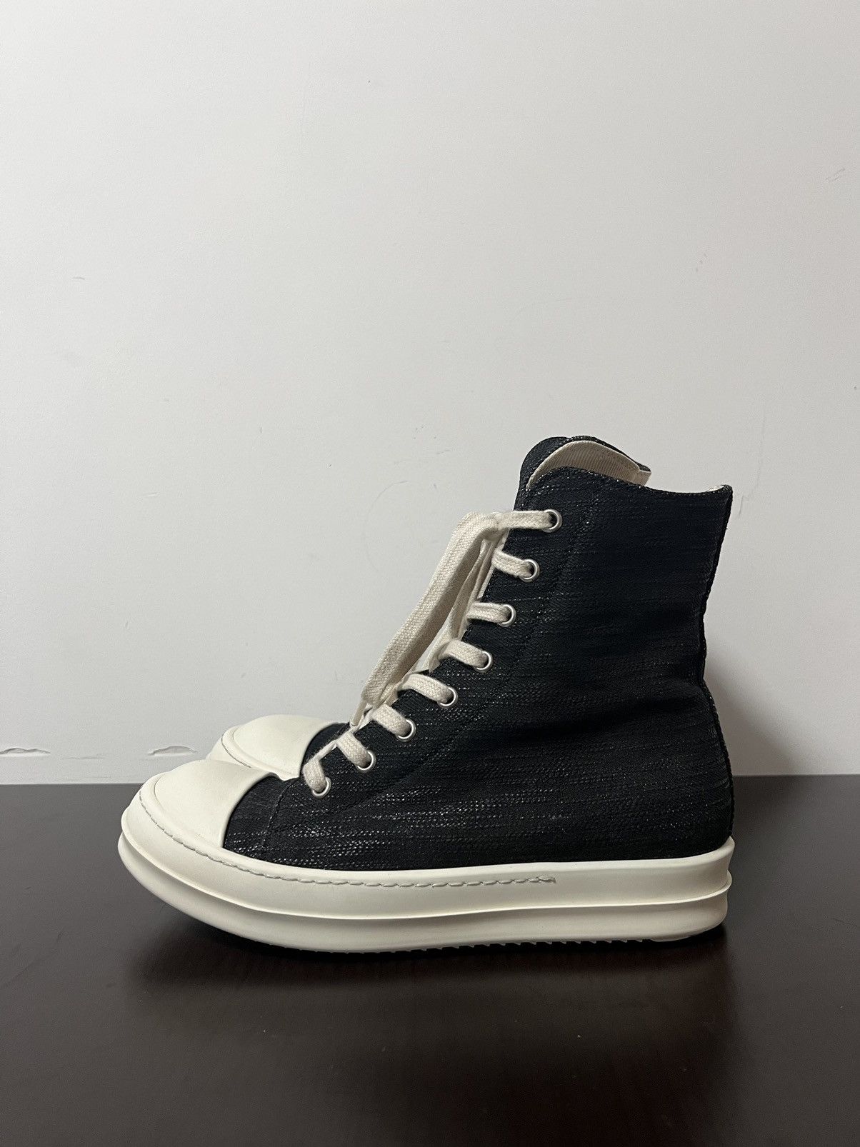 Rick Owens Drkshdw Rick owens ramones high top sneakers sz 37 Size US 7 / IT 37 - 2 Thumbnail