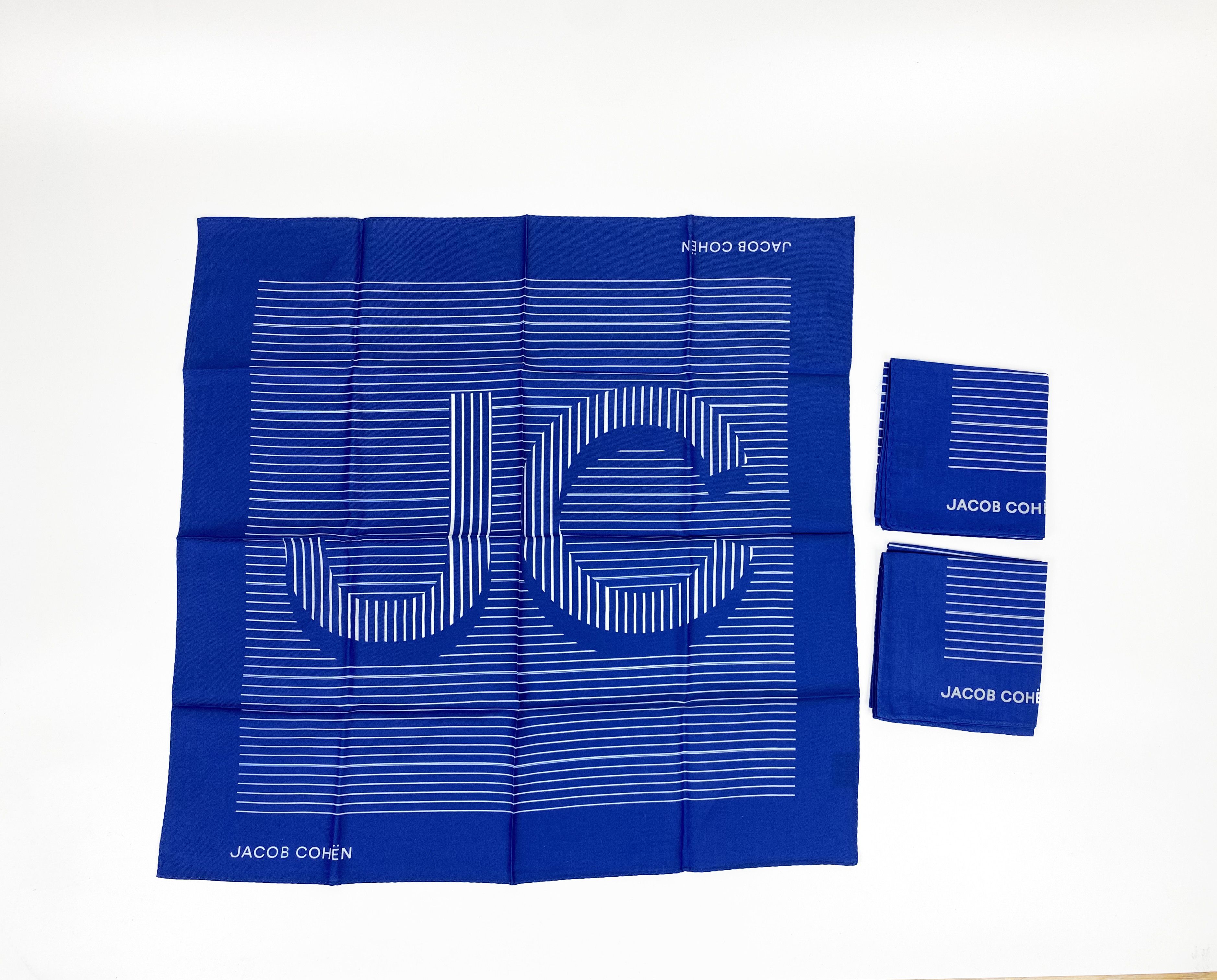 Jacob Cohen NEW Jacob Cohen Pack 10 Silk Handkerchief Size ONE SIZE - 7 Thumbnail