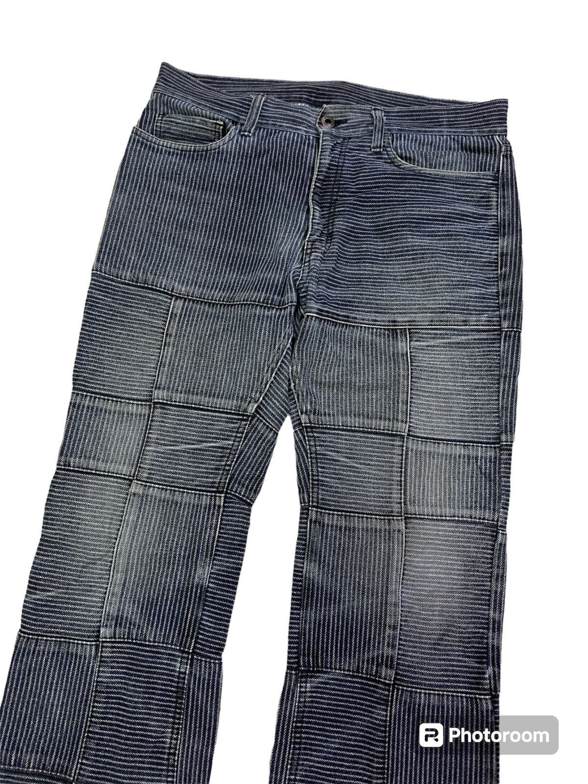 Hysteric Glamour 💥FinalDrop💥The Difference Rupert Patchwork Stripe Pant Size US 32 / EU 48 - 4 Thumbnail