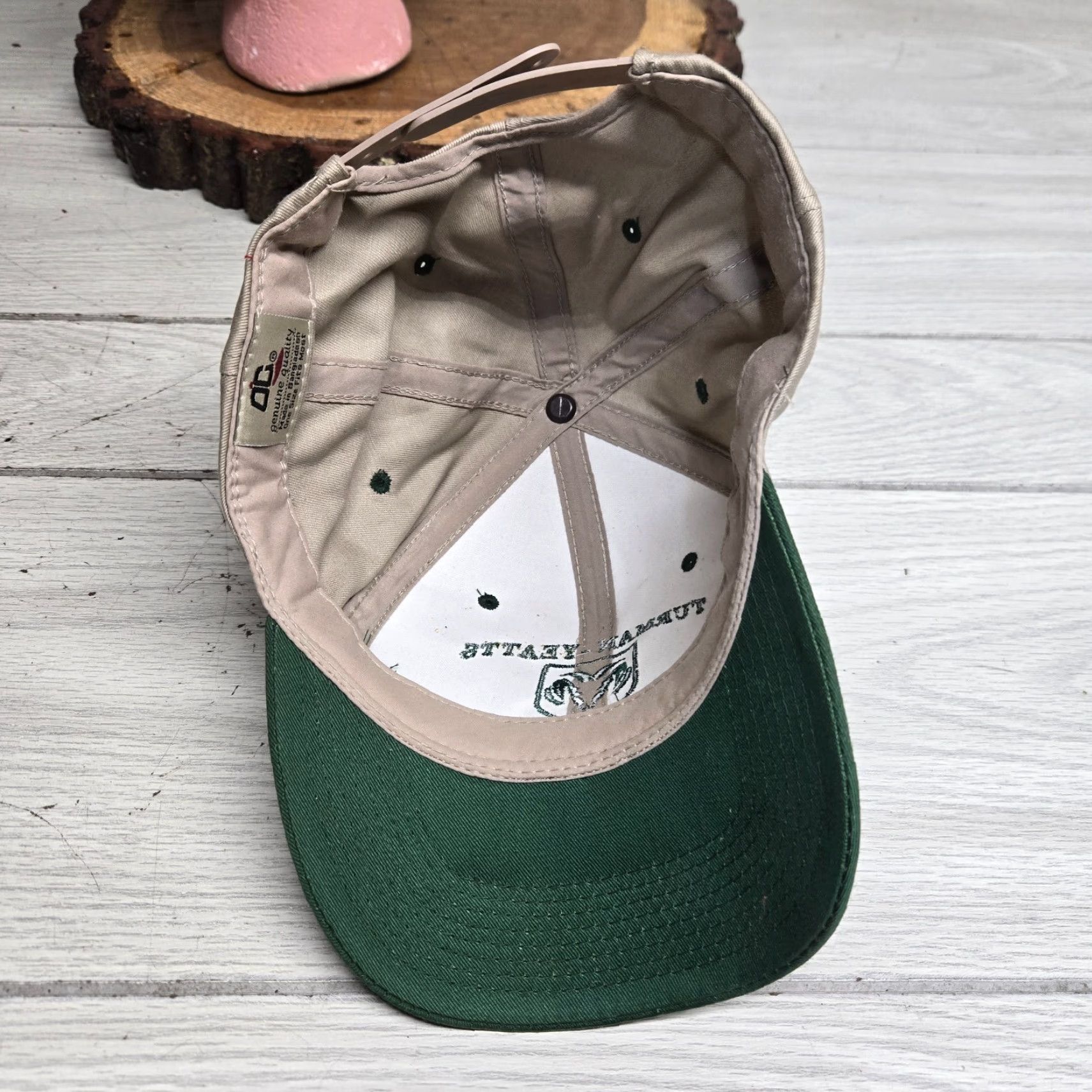 Vintage VINTAGE Chrysler Dodge Dealership Hat Baseball Cap Unisex Adults One Size Beige Adjustable Outdoors Mens Women Size ONE SIZE - 6 Thumbnail