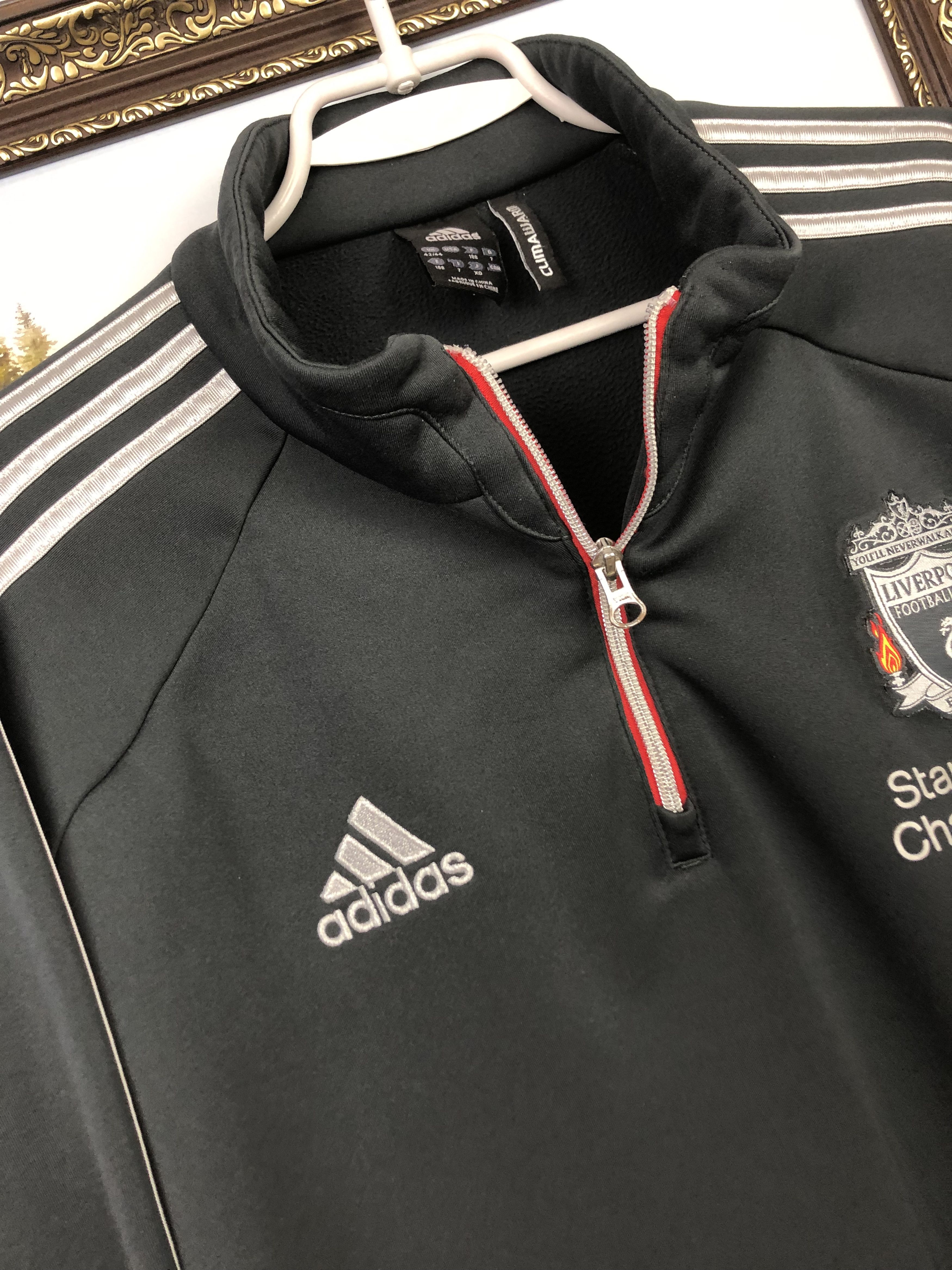 Adidas Vintage Adidas Liverpool Football Jacket Track Top Train Size US L / EU 52-54 / 3 - 3 Thumbnail