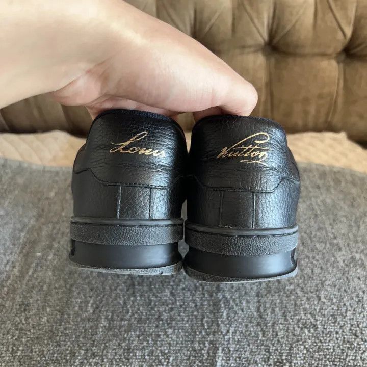 Louis Vuitton Louis Vuitton Trainer Fashion Sneakers Black and Gold -2508 Size US 6.5 / EU 39-40 - 7 Thumbnail