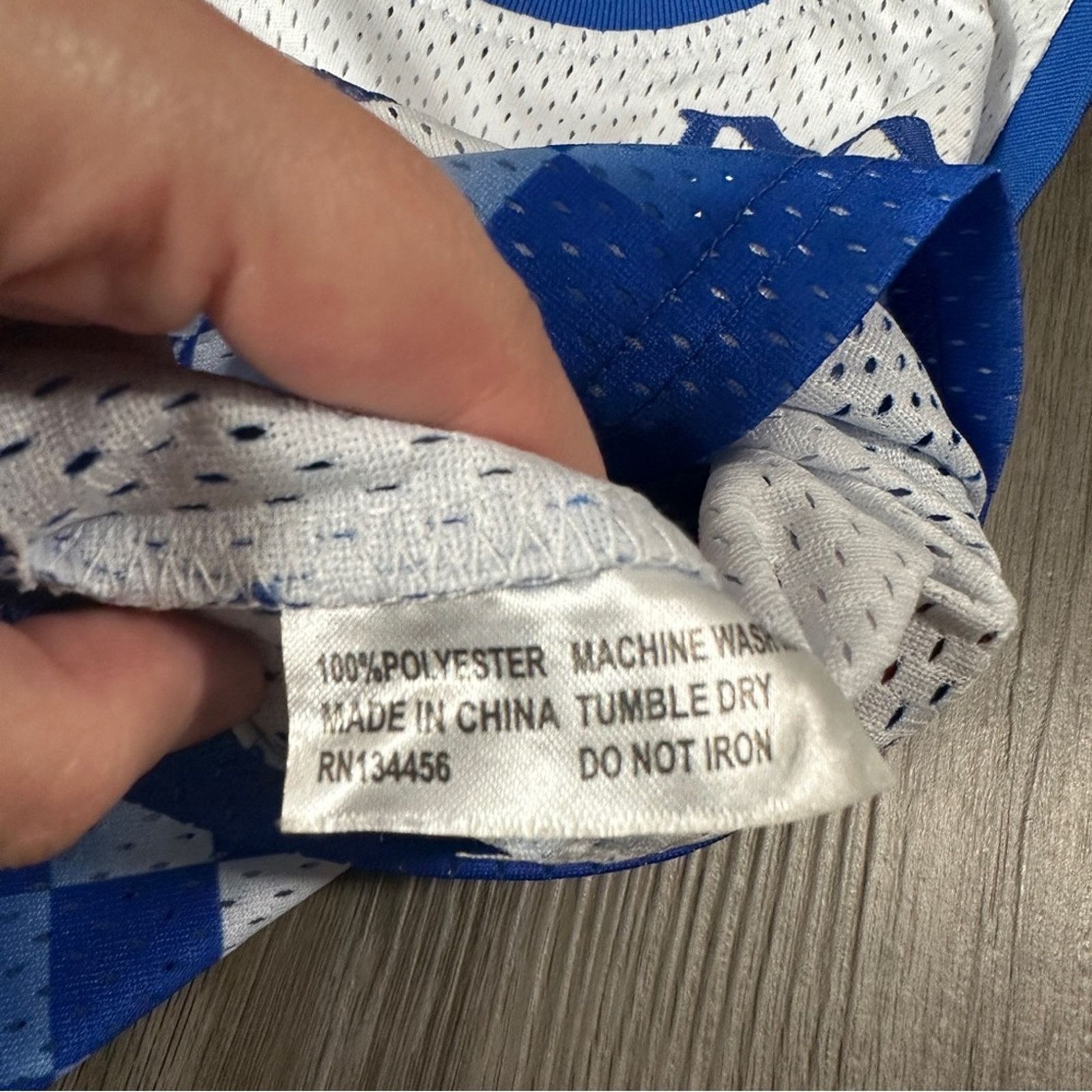 Crenshaw Nipsey Crenshaw Hussle 60 Blue & White Cropped Jersey Sz XS Size XS / US 0-2 / IT 36-38 - 4 Thumbnail