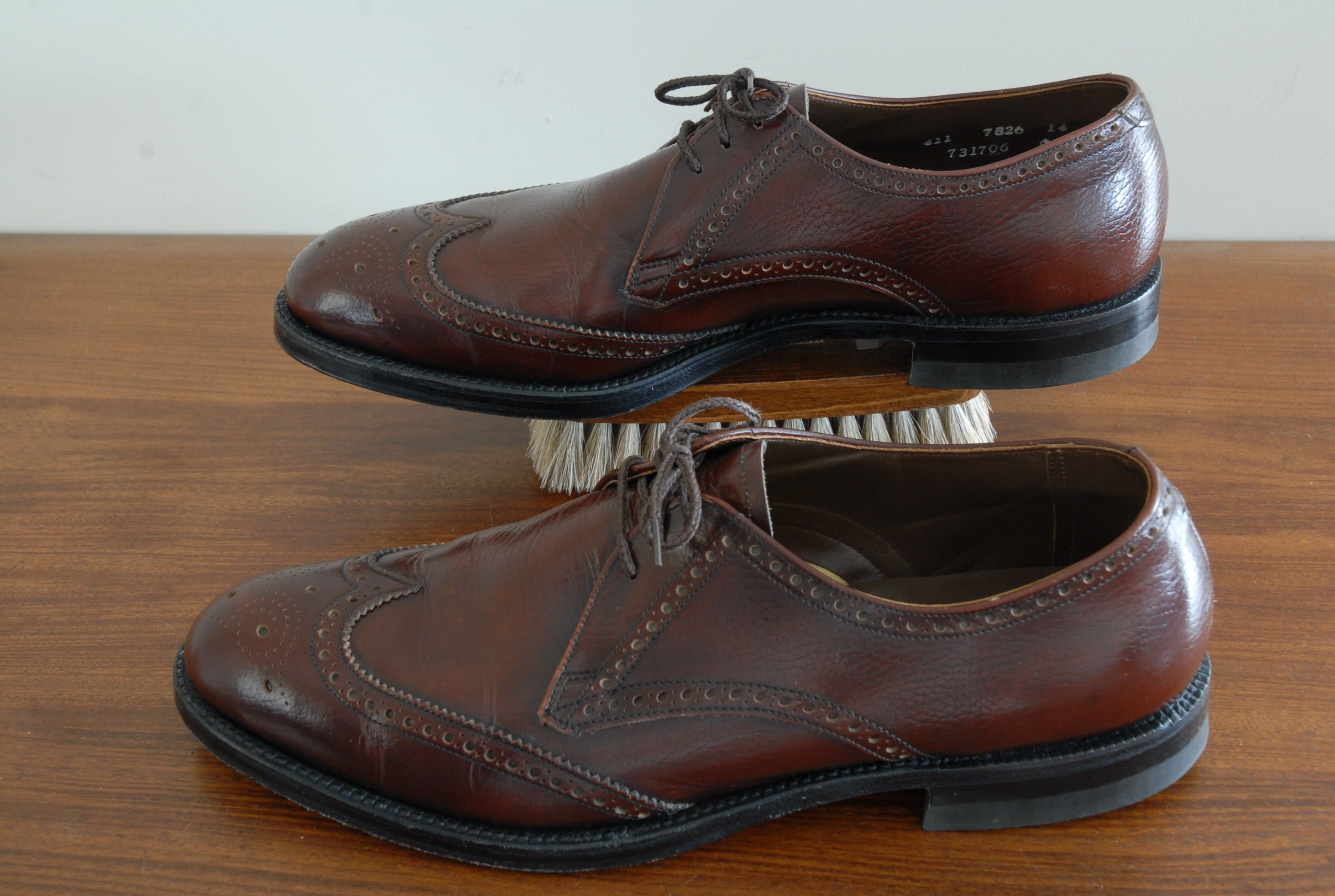 Vintage Hartt wingtip derby Size US 11 / EU 44 - 4 Thumbnail