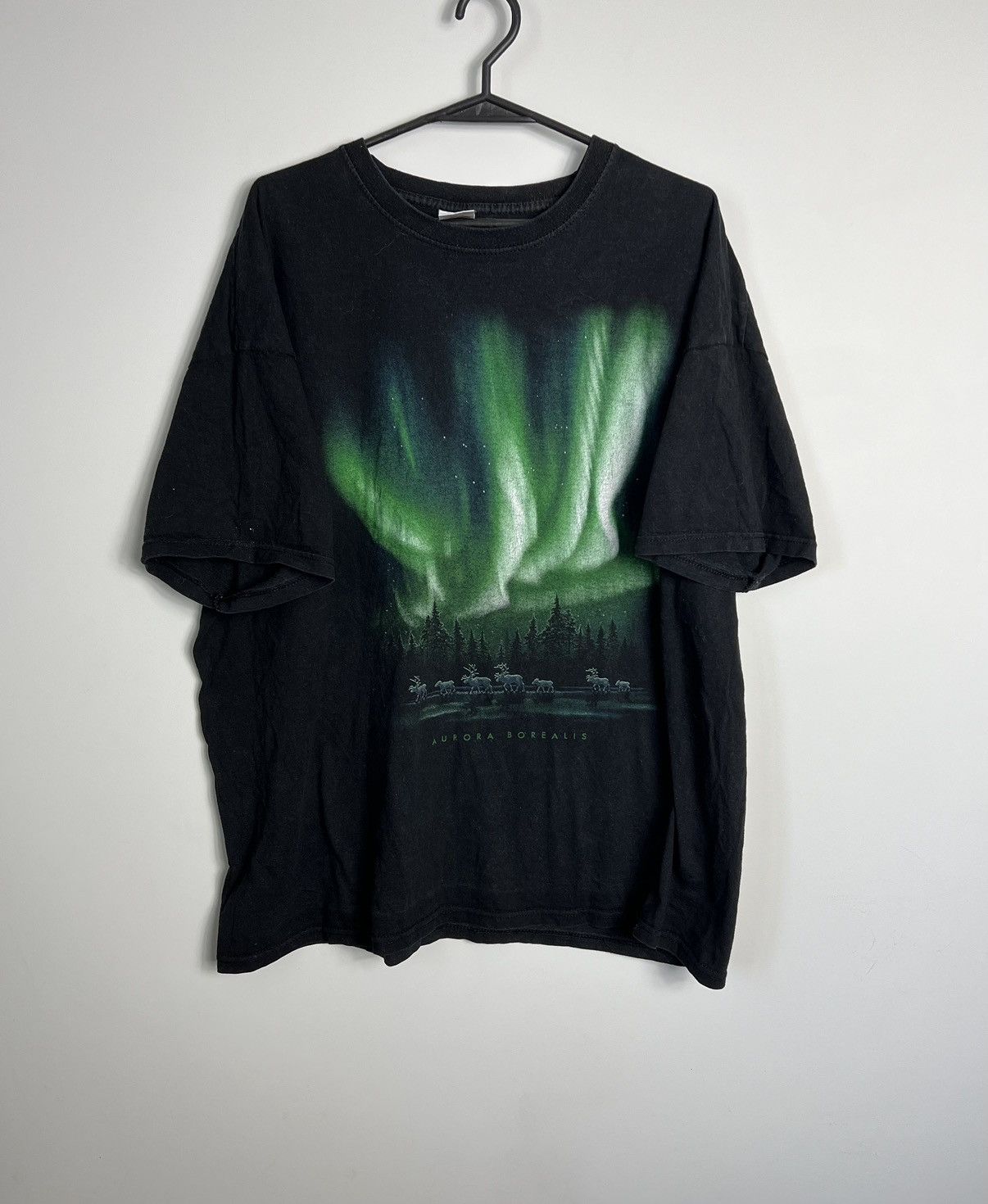 Vintage Tshirt Aurora Borealis vintage great Size US XL / EU 56 / 4 - 1 Thumbnail